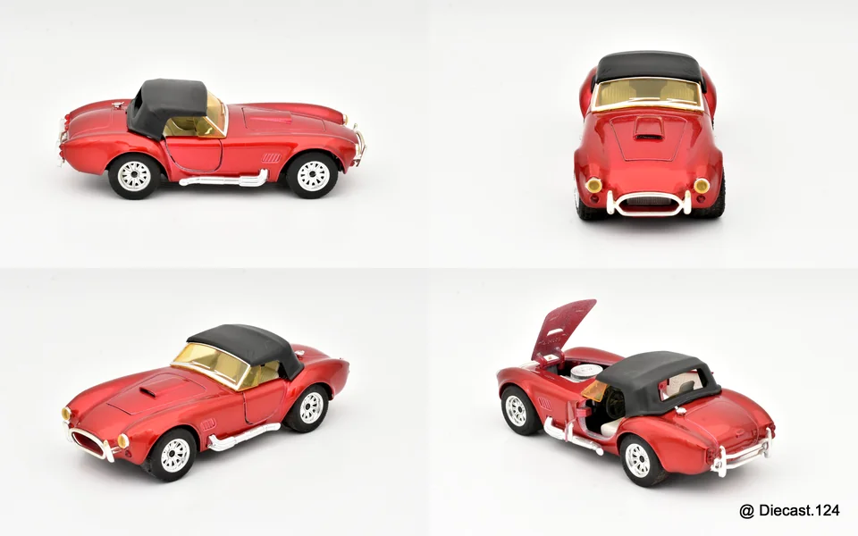 Four views of AC Shelby Cobra MkIII Softtop