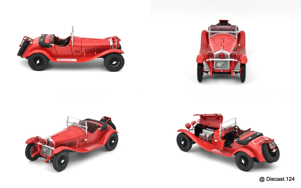 Four views of Alfa Romeo 6C 1750 GS Zagato