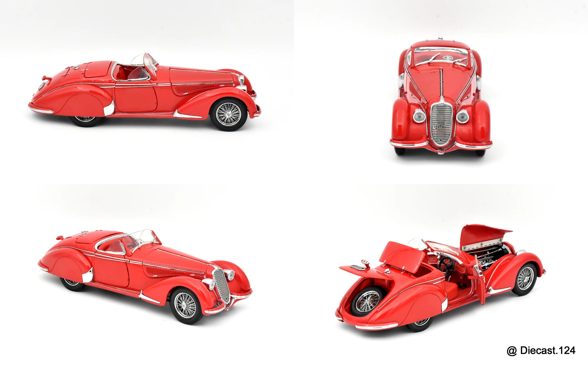 Four views of Alfa Romeo 2900B