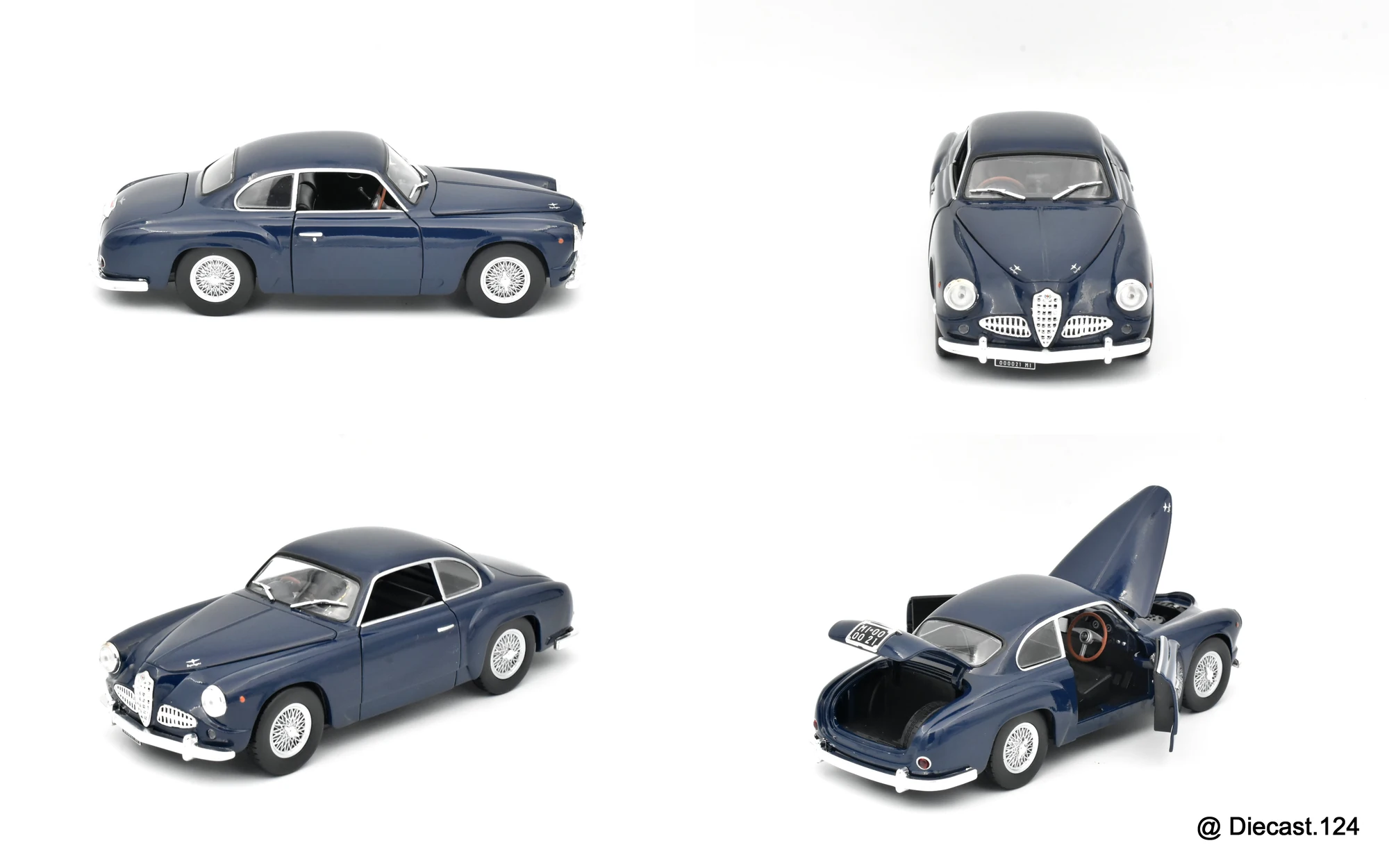Four views of Alfa Romeo 1900 Sprint