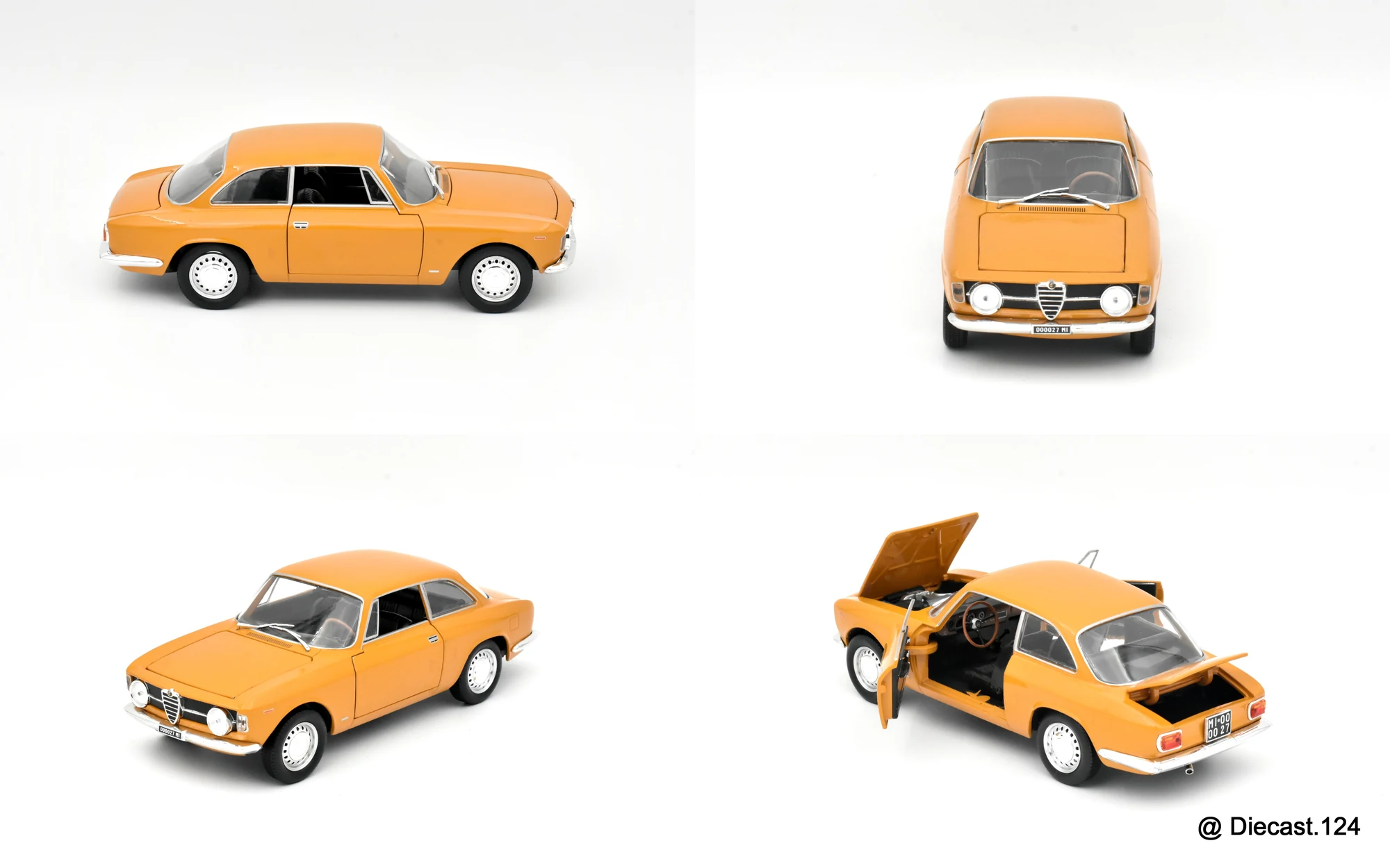 Four views of Alfa Romeo GT 1300 Junior