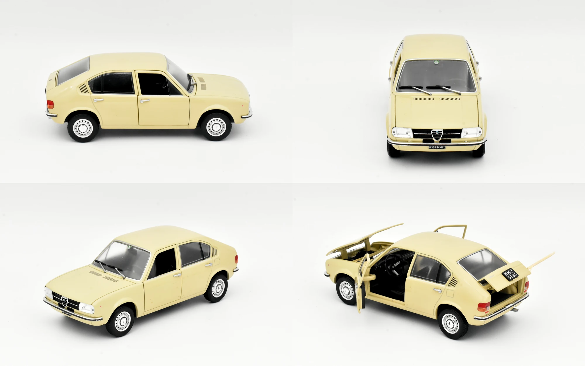 Four views of Alfa Romeo Alfasud 1.2