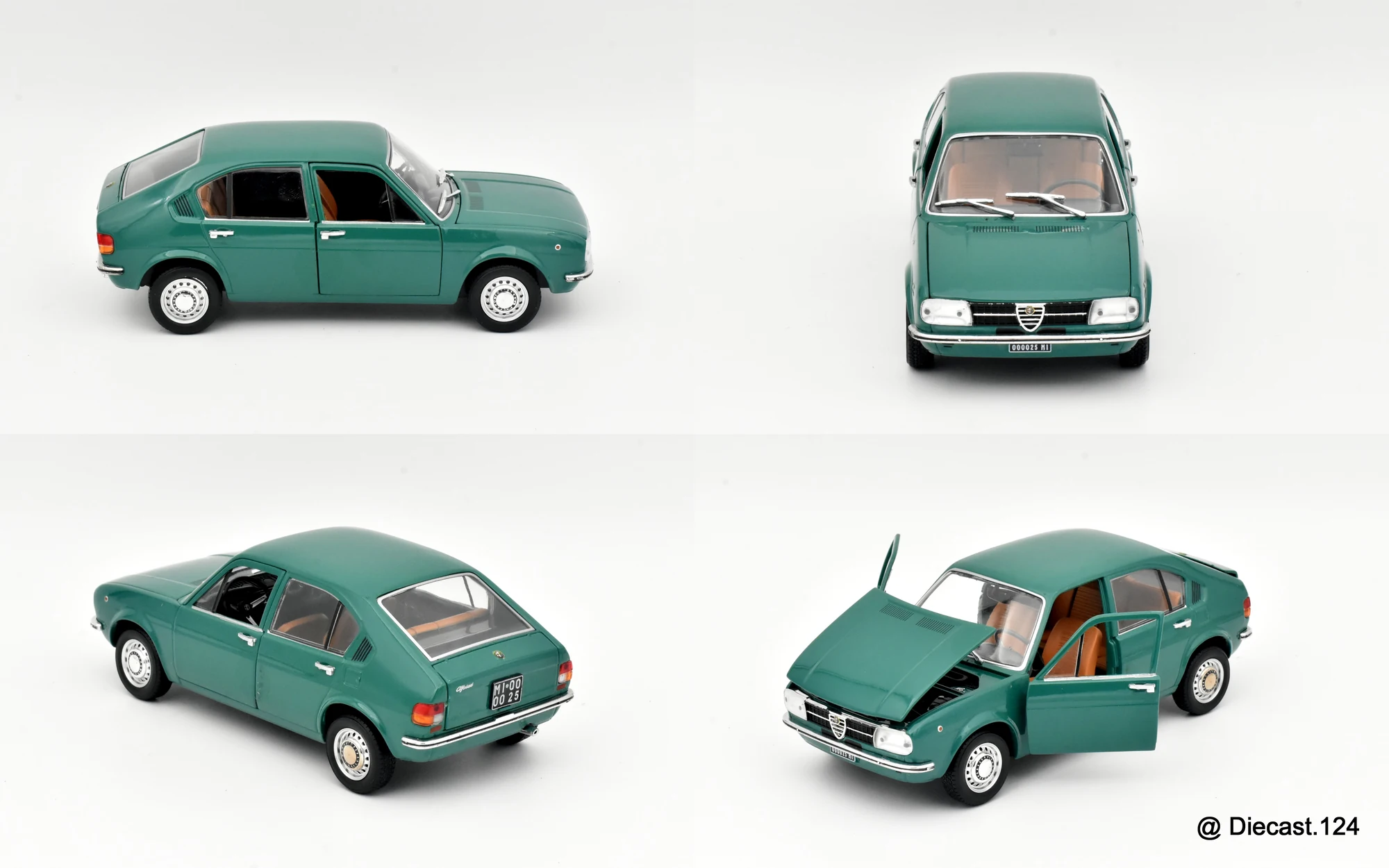 Four views of Alfa Romeo Alfasud 1.2