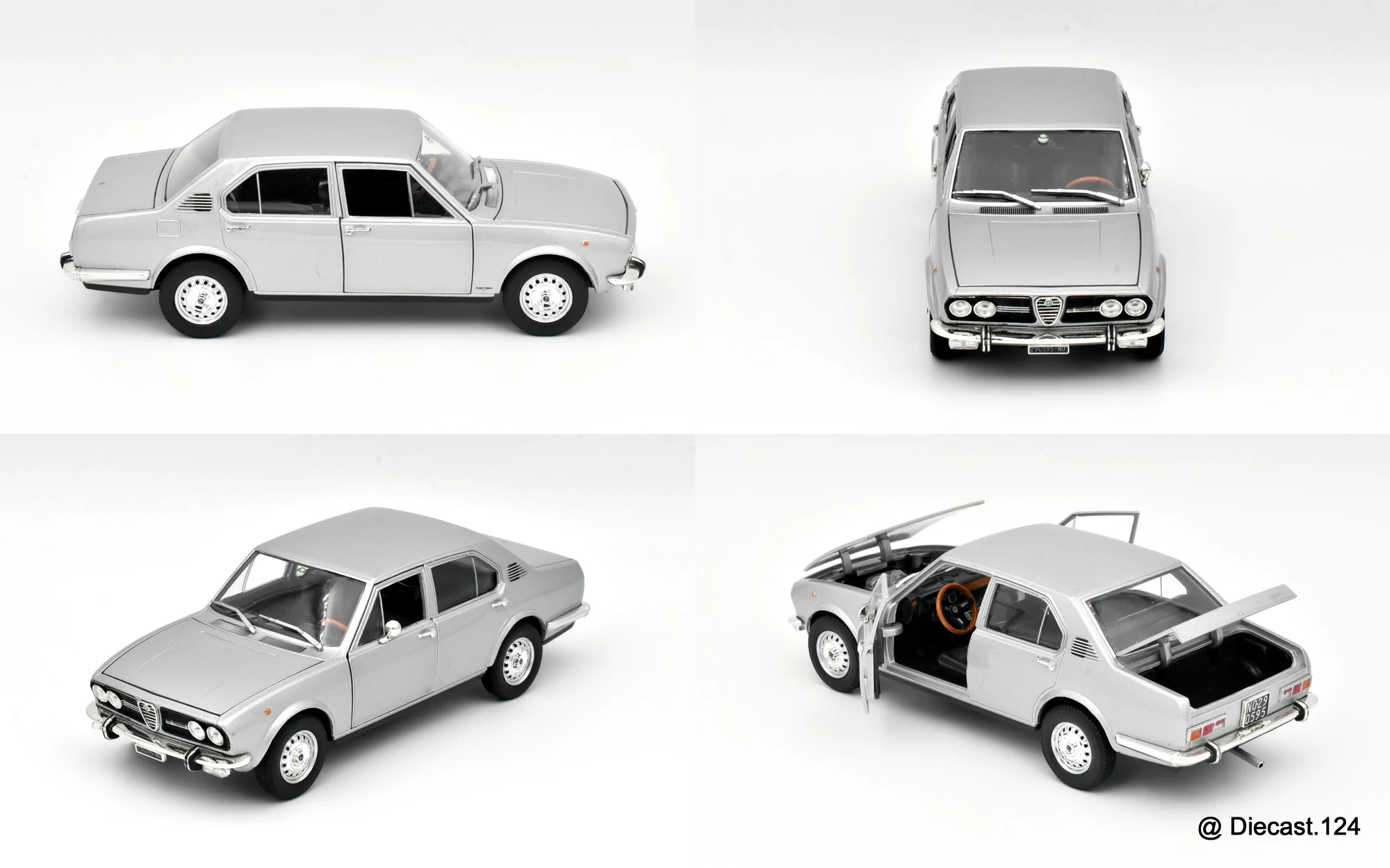 Four views of Alfa Romeo Alfetta 1.8