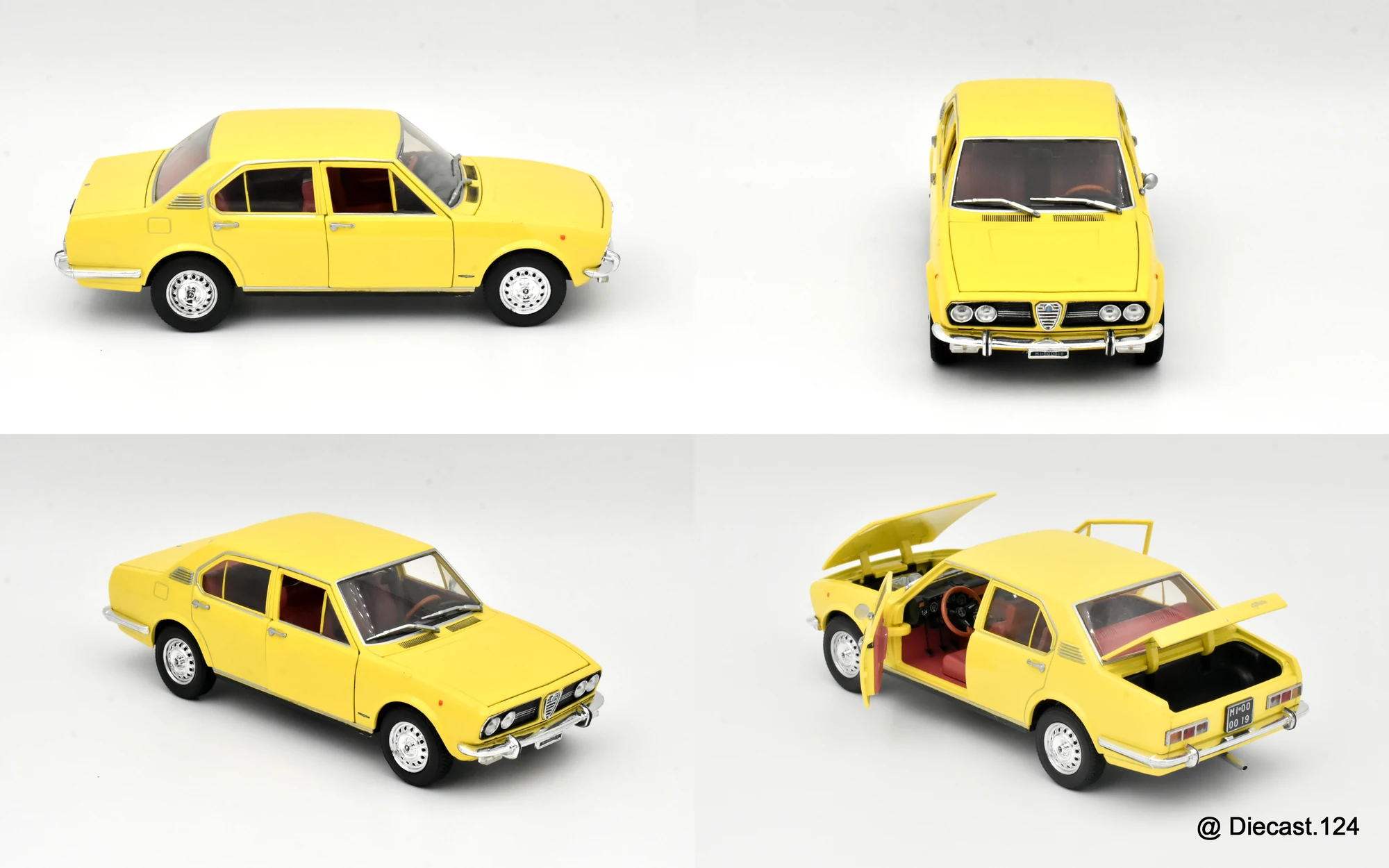Four views of Alfa Romeo Alfetta 1.8