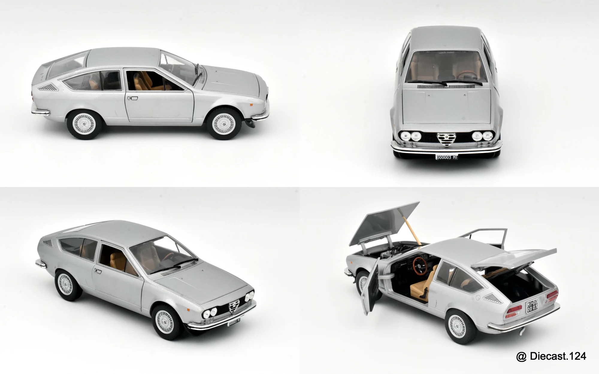 Four views of Alfa Romeo Alfetta GT
