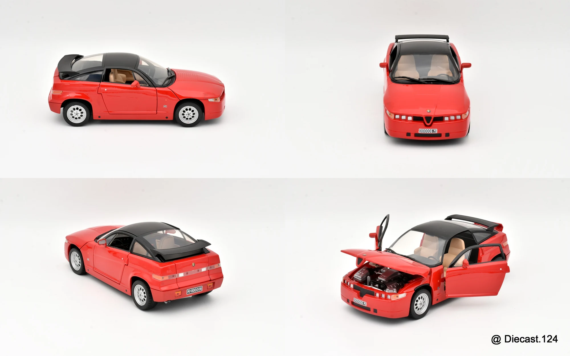 Four views of Alfa Romeo SZ