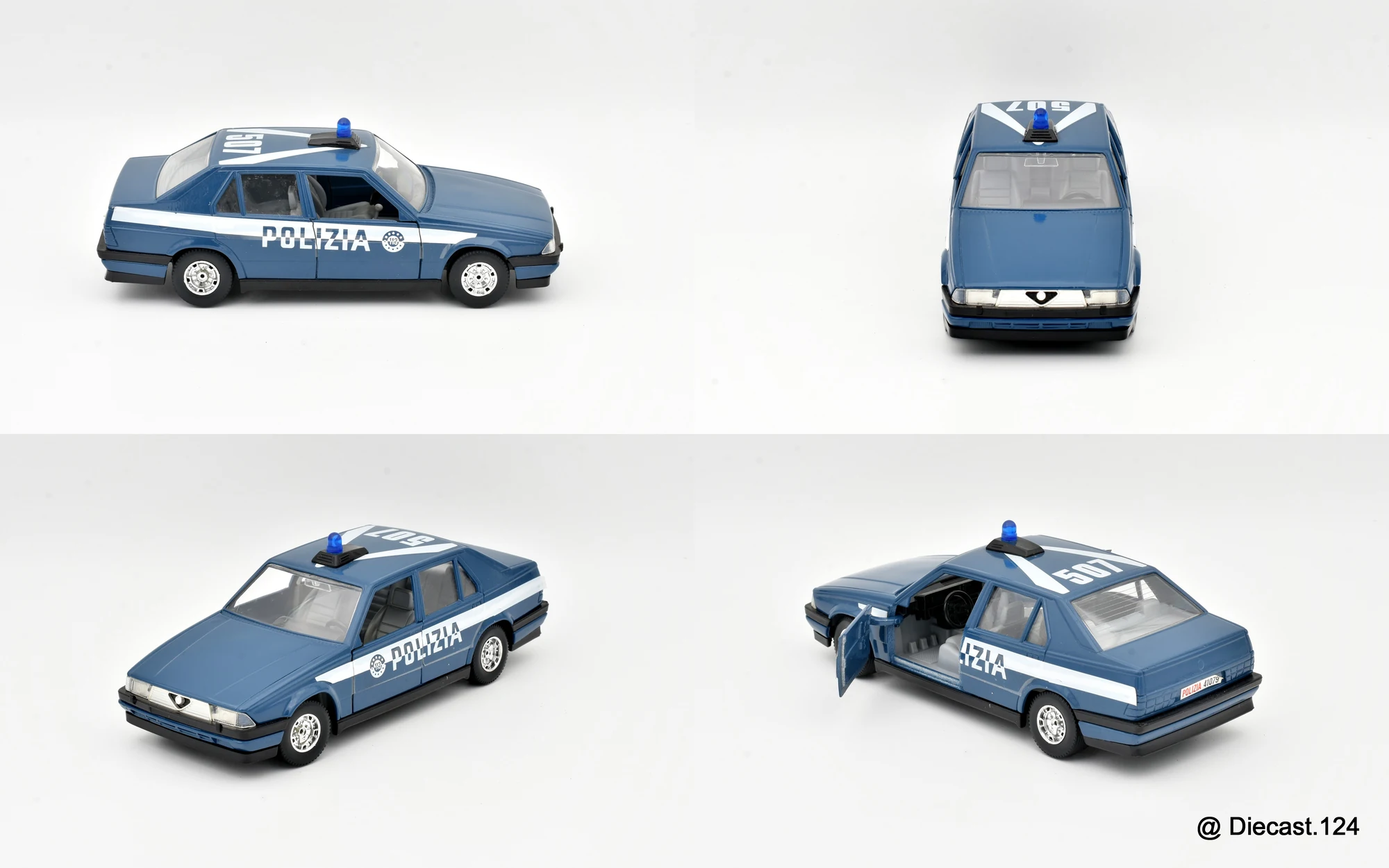 Four views of Alfa Romeo 75
