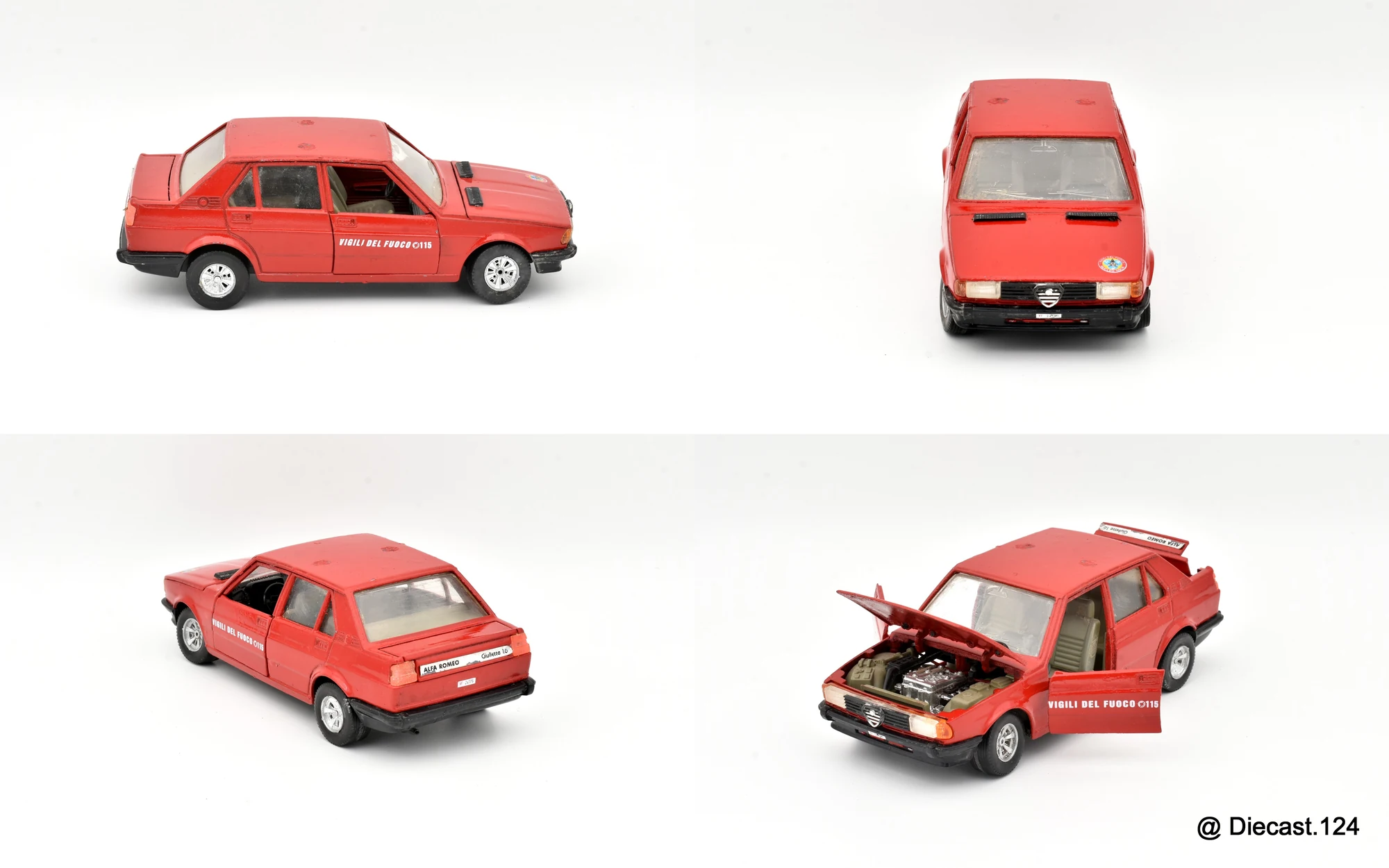 Four views of Alfa Romeo Giulietta