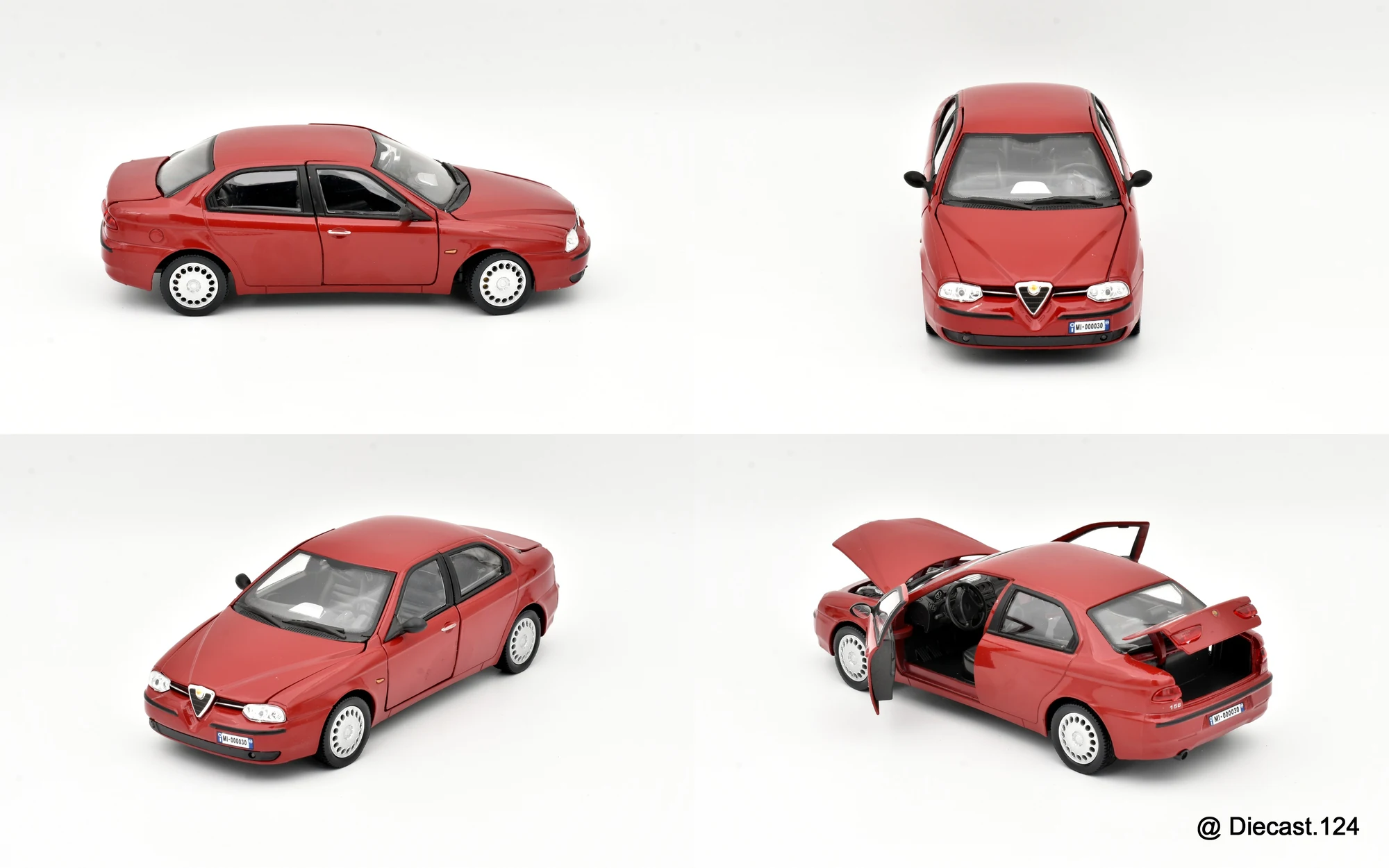 Four views of Alfa Romeo 156 2.4 JTD