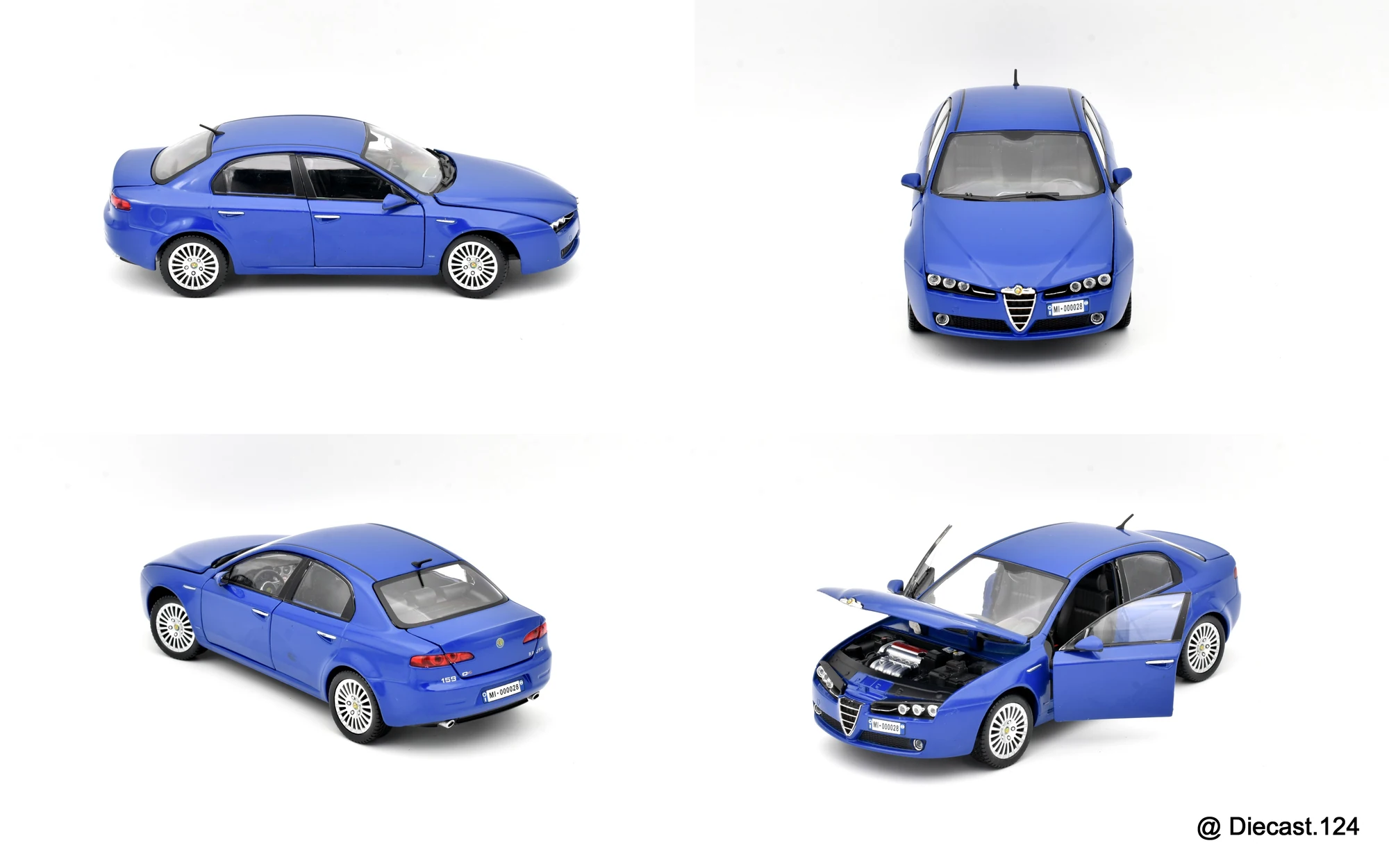 Four views of Alfa Romeo 159 V6 JTS Q4