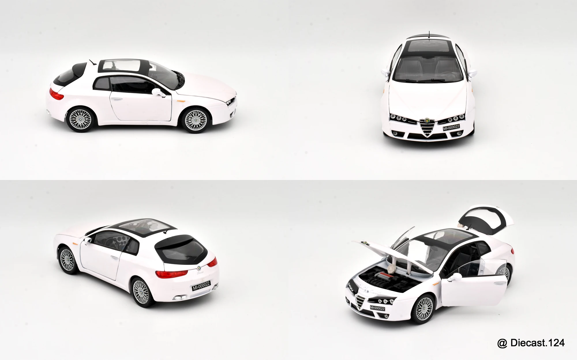 Four views of Alfa Romeo Brera 1750 Tbi