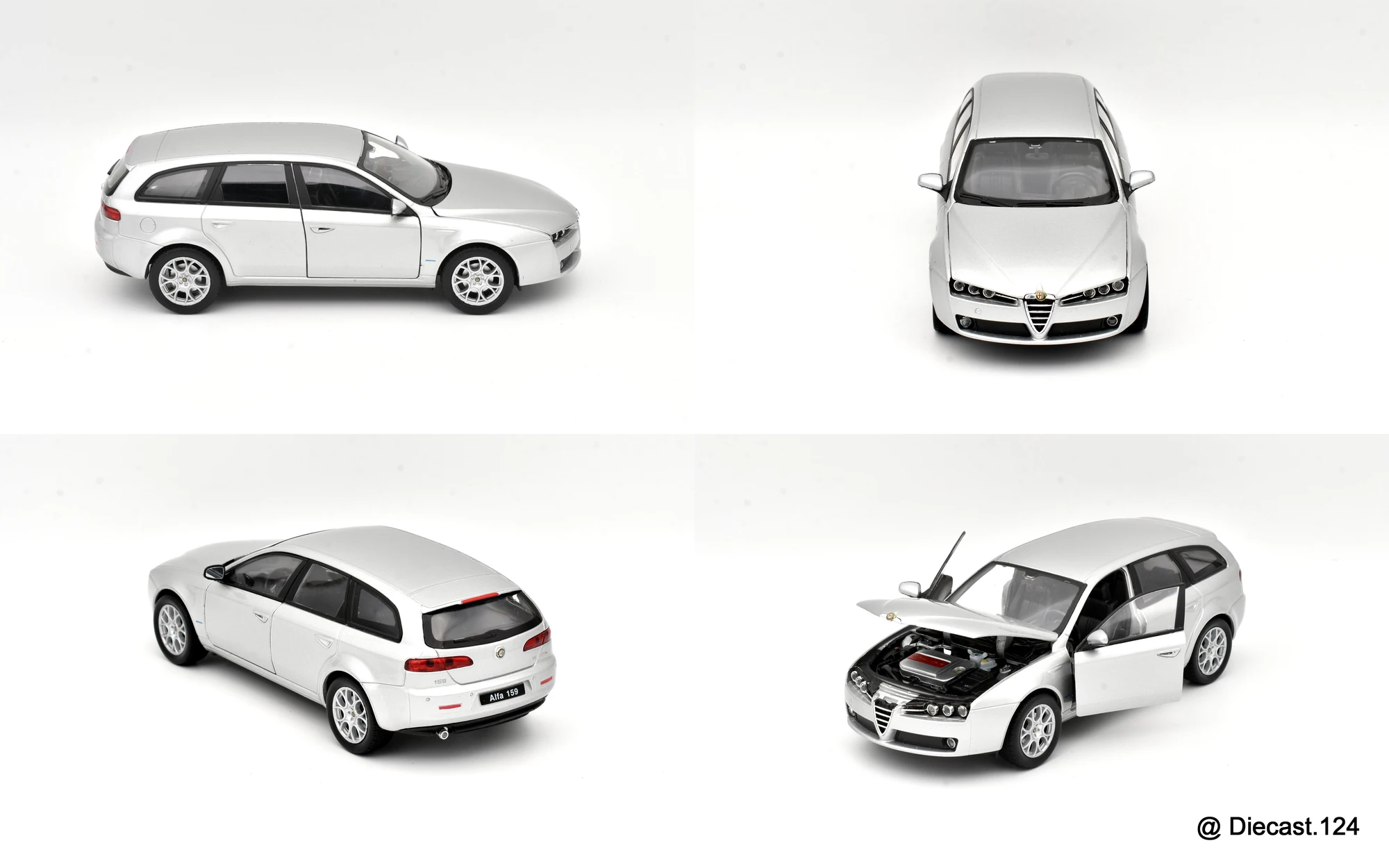Four views of Alfa Romeo 159 Sportwagon