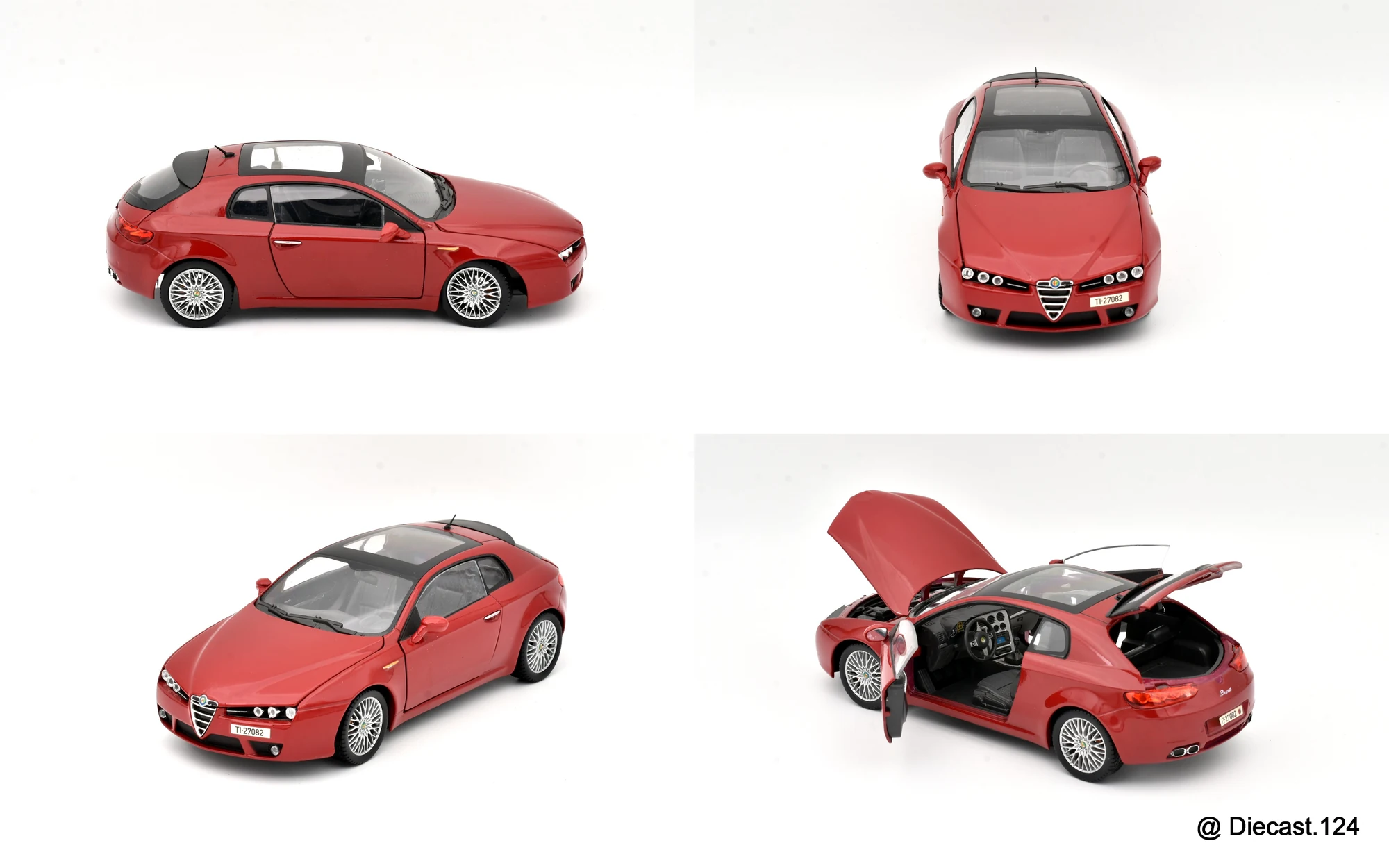 Four views of Alfa Romeo Brera V6