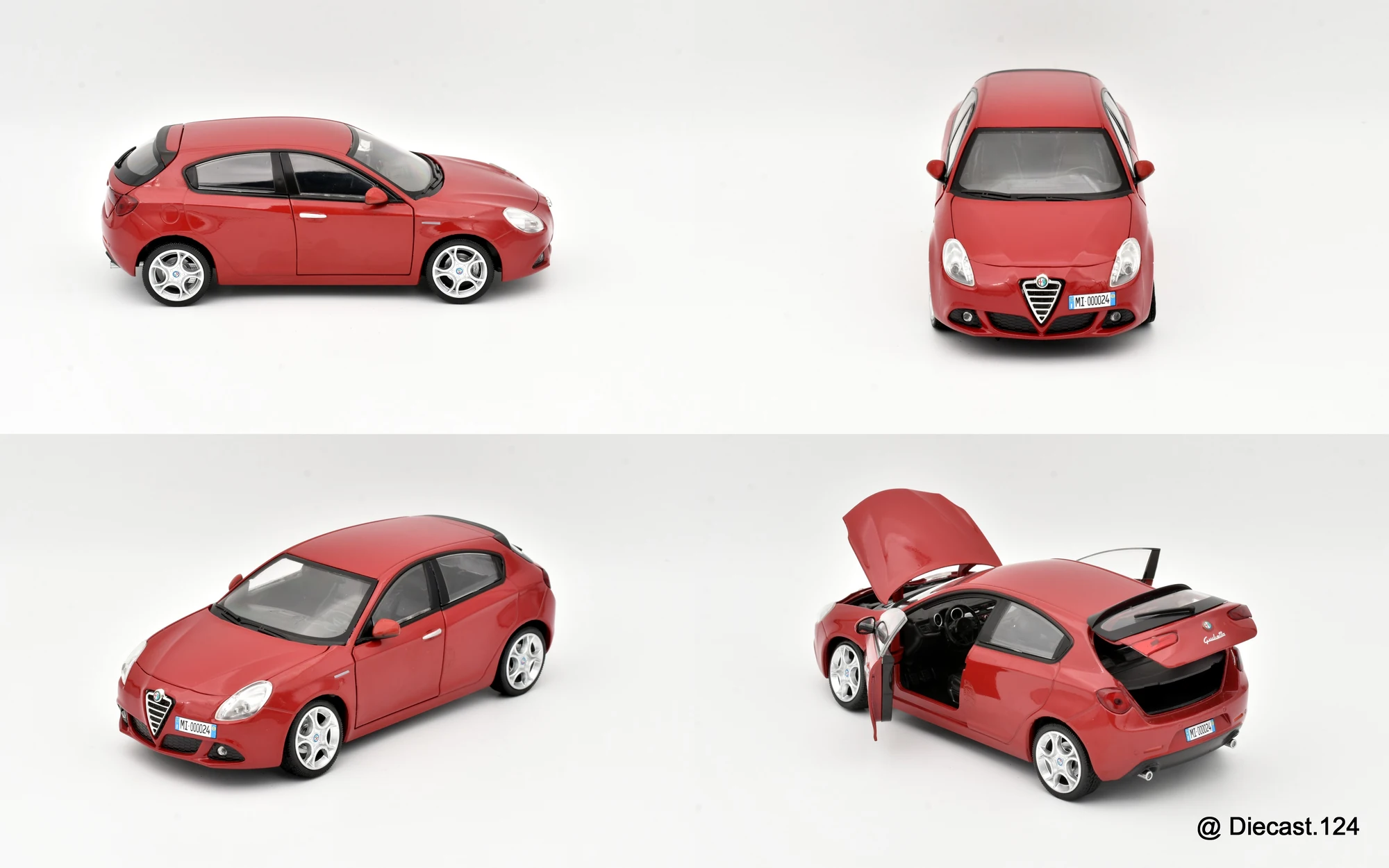 Four views of Alfa Romeo Giulietta 1.4 TB