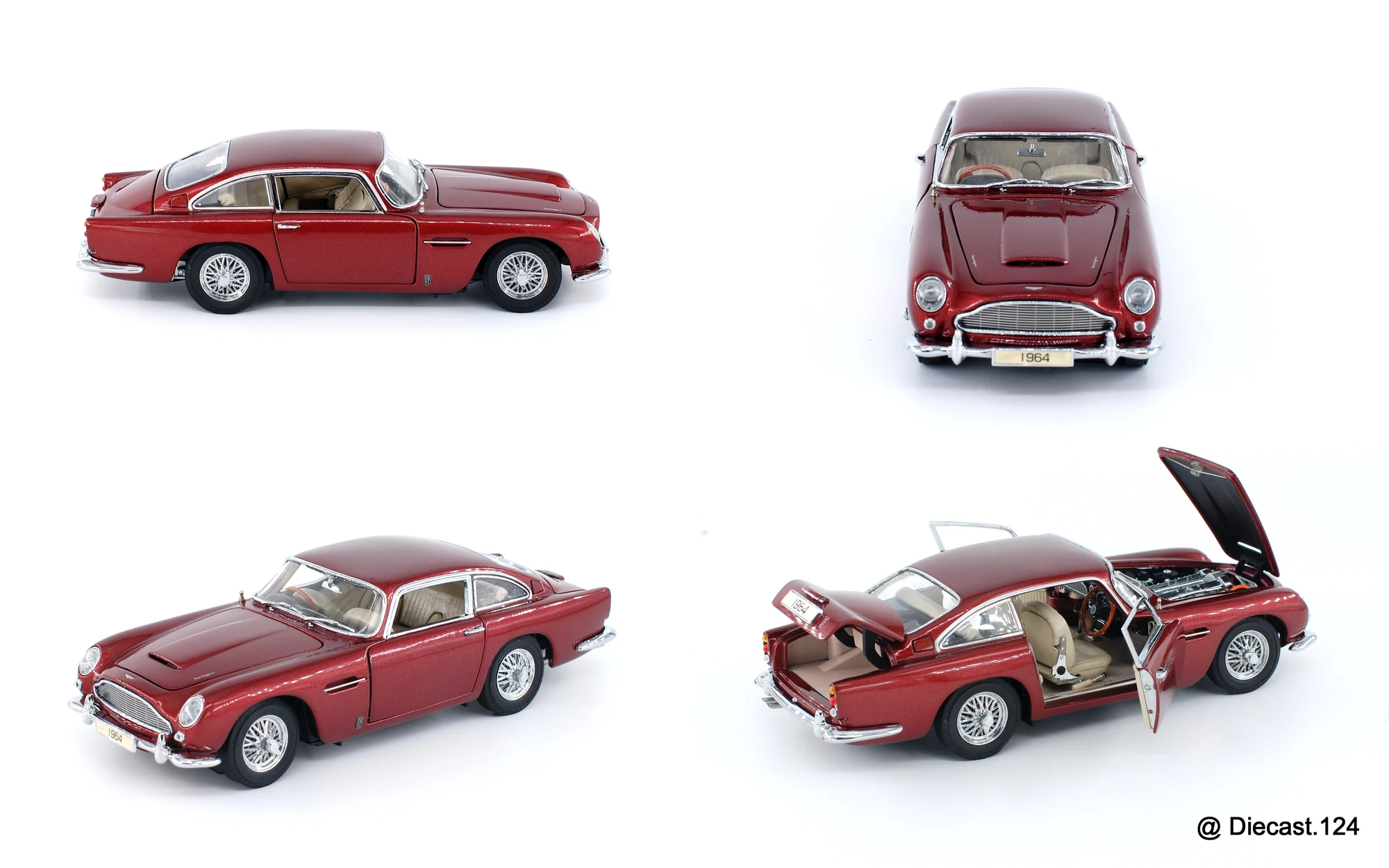Four views of Aston Martin DB5 Saloon