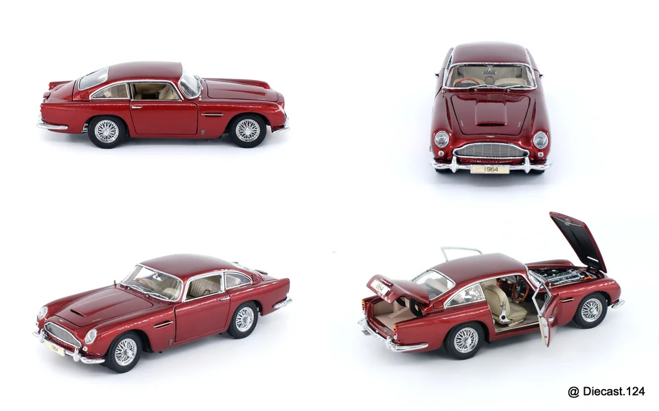 Four views of Aston Martin DB5 Saloon