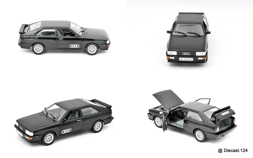 Four views of Audi Quattro