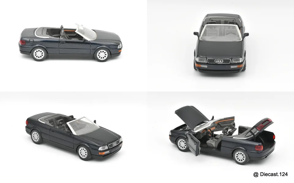 Four views of Audi 80 (B4) Cabrio