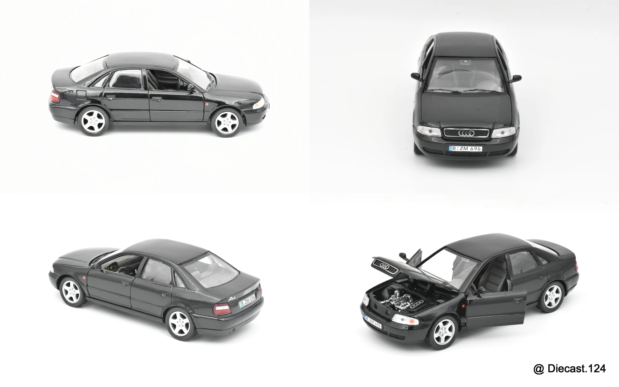 Four views of Audi A4 B6 (Typ 8E/8H)
