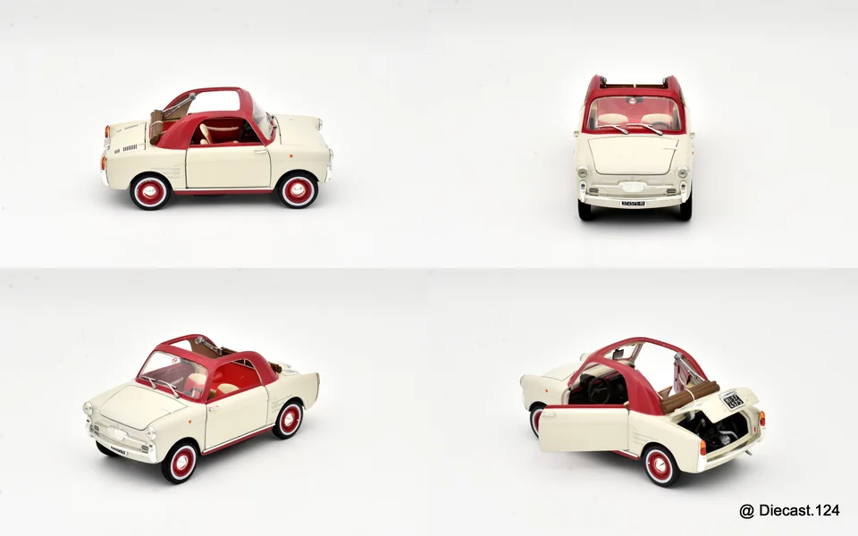 Four views of Autobianchi Bianchina
