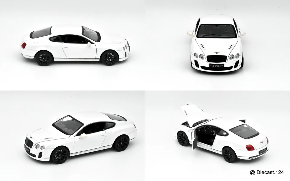 Four views of Bentley Continental SuperSports