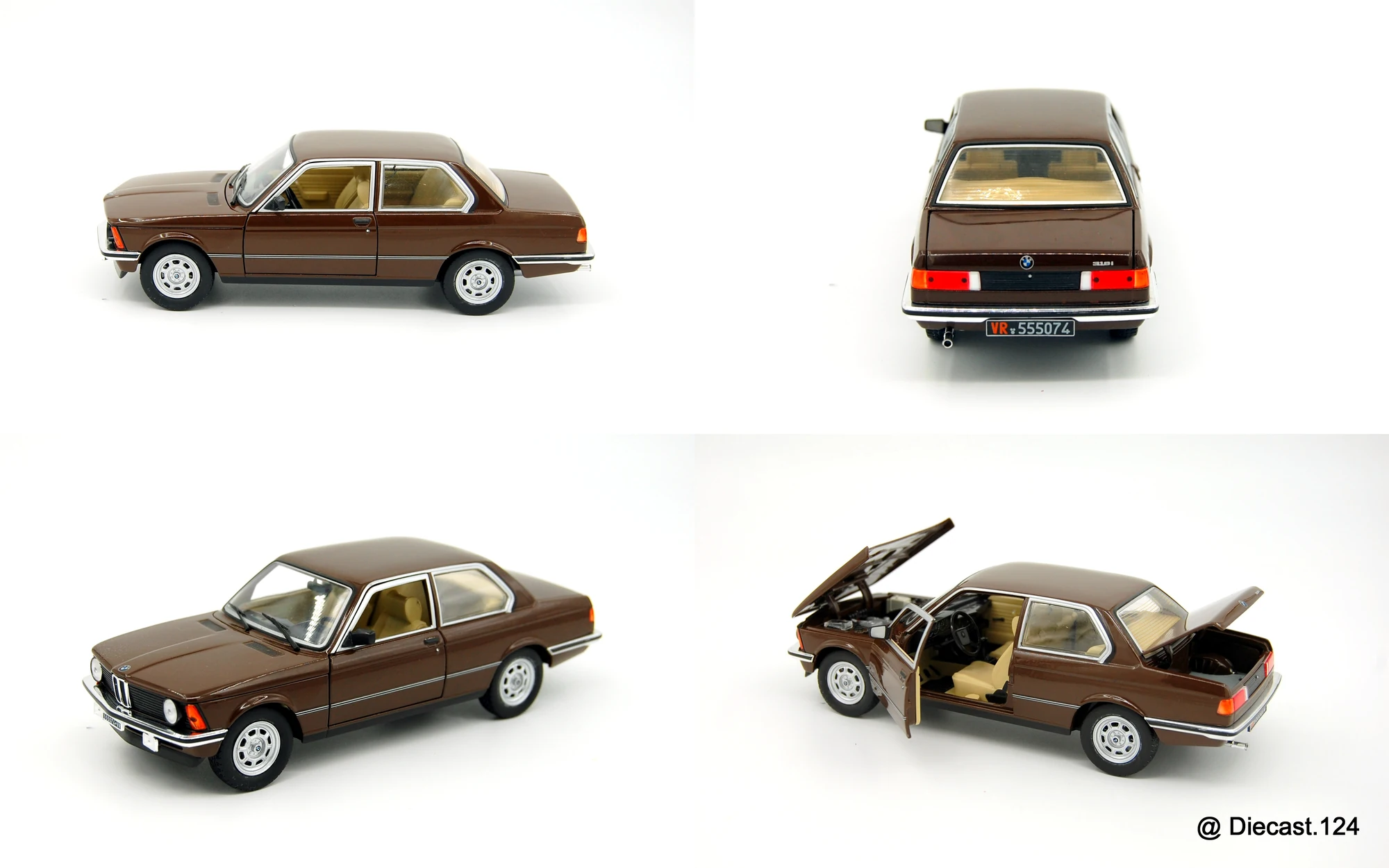 Four views of BMW 318i (E21)