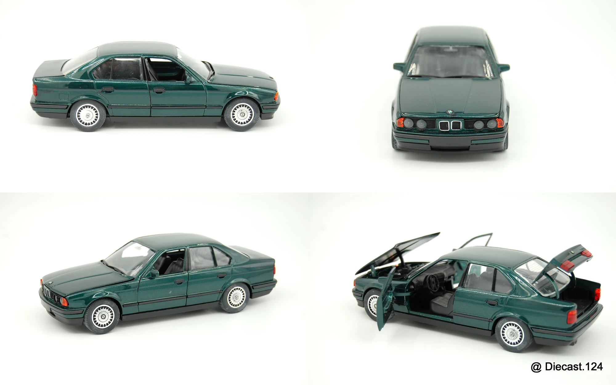 Four views of BMW 535i (E34)