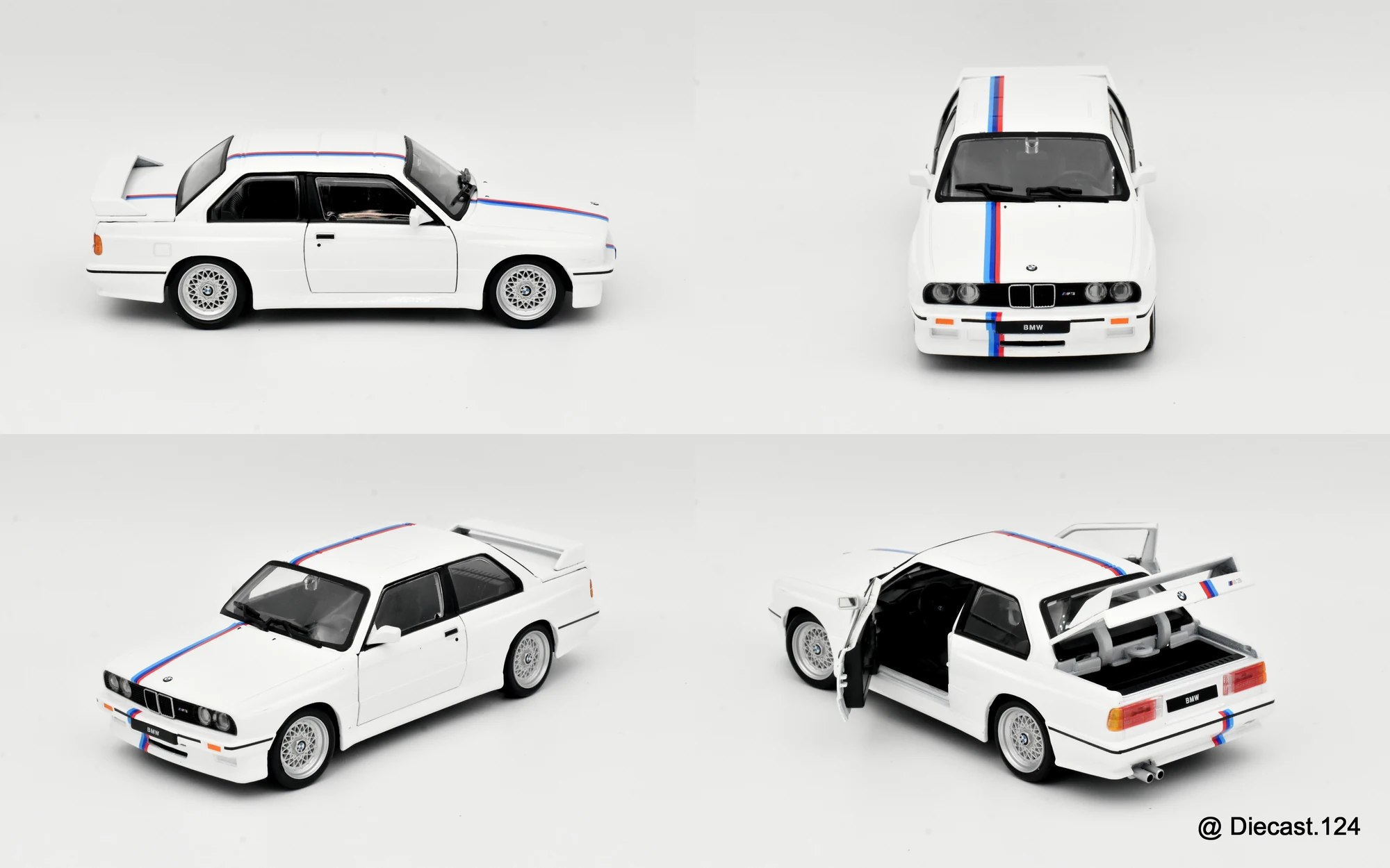 Four views of BMW M3 (e30)