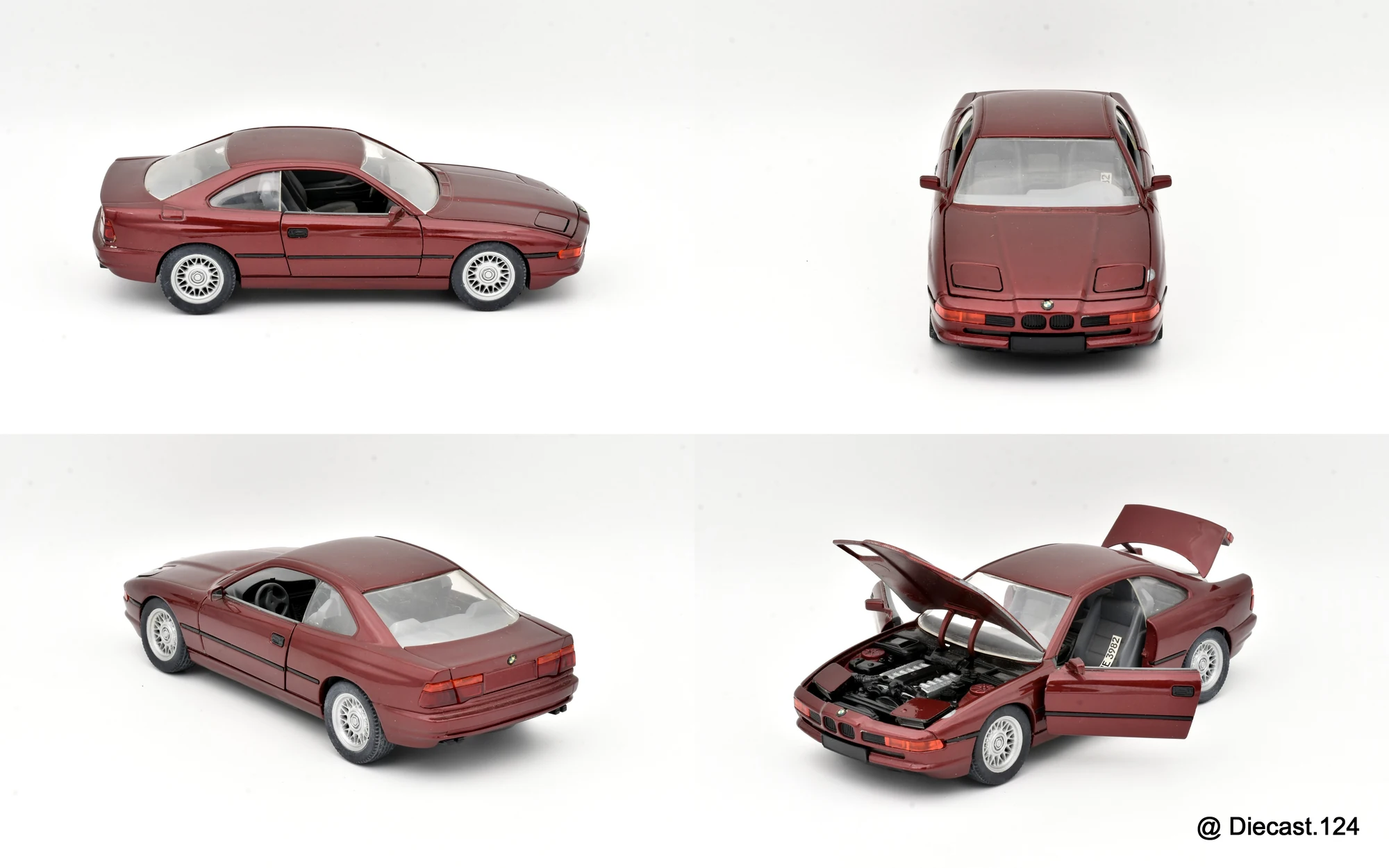 Four views of BMW 8 Series (E31)