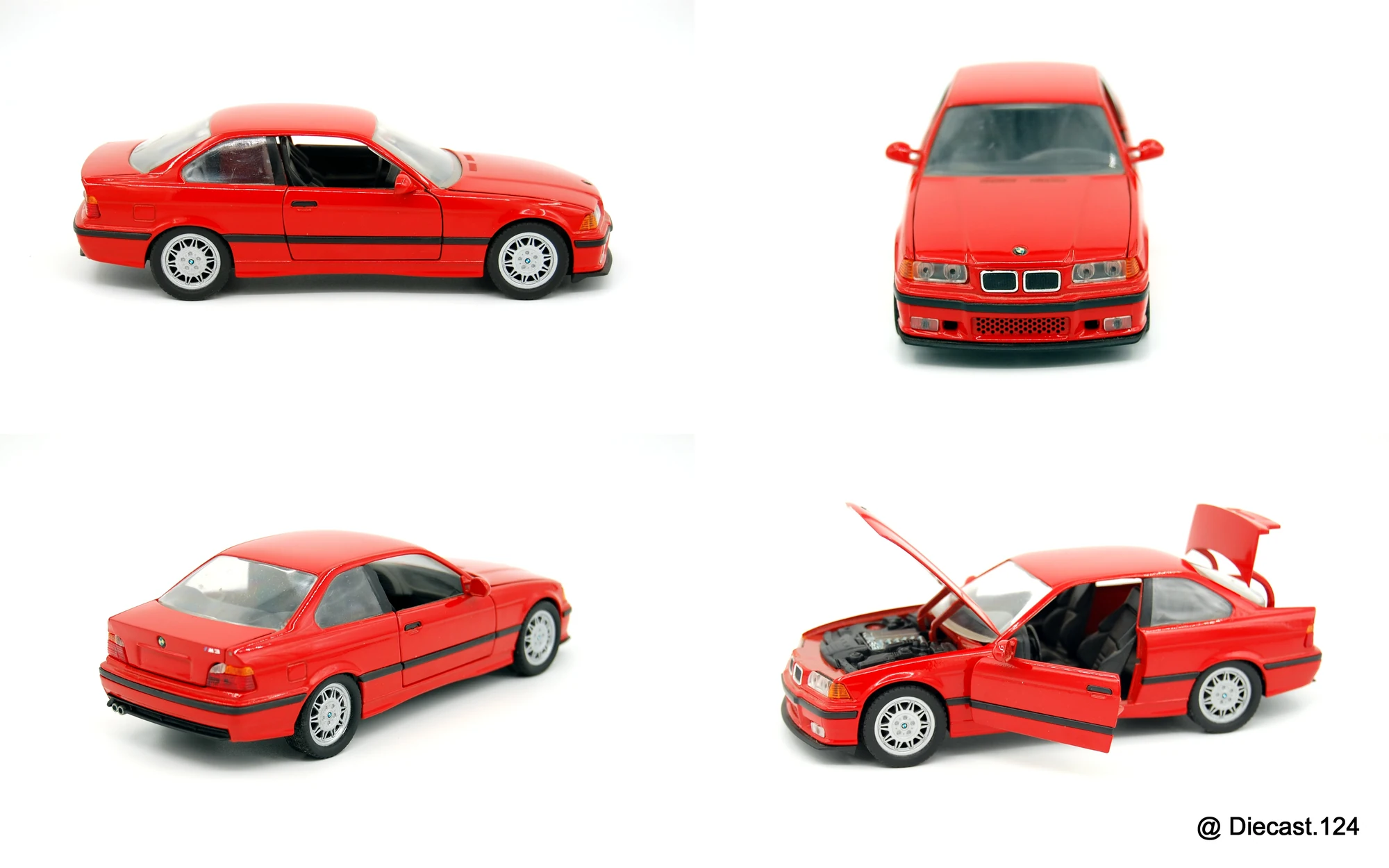 Four views of BMW M3 (E36)