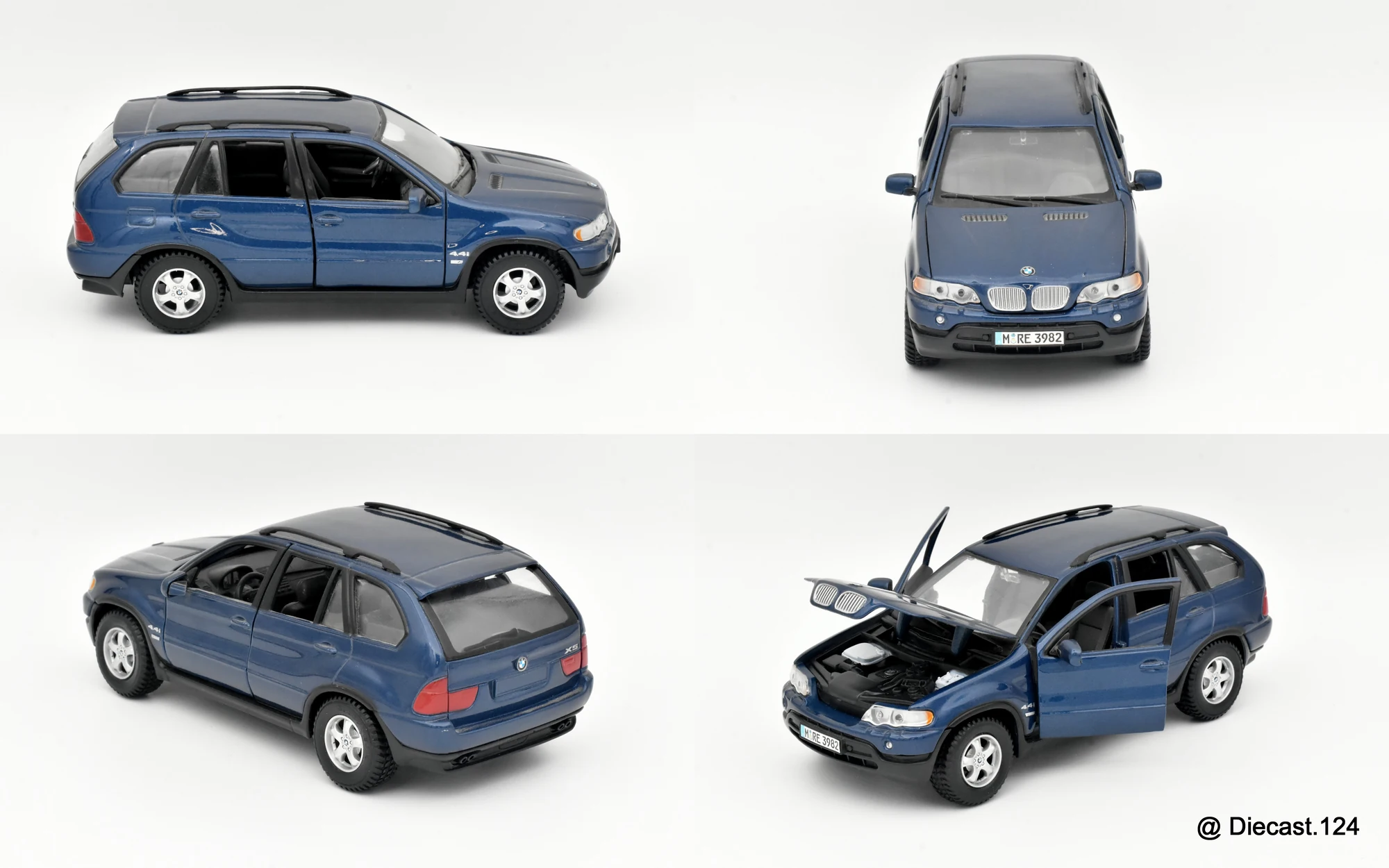 Four views of BMW X5 (E53)
