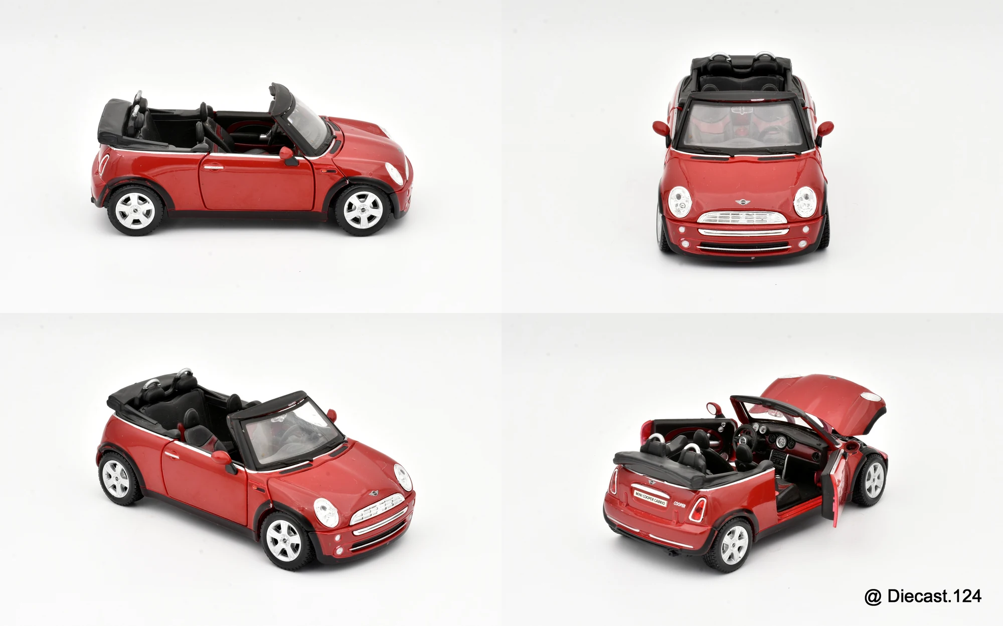 Four views of BMW Mini Cabrio