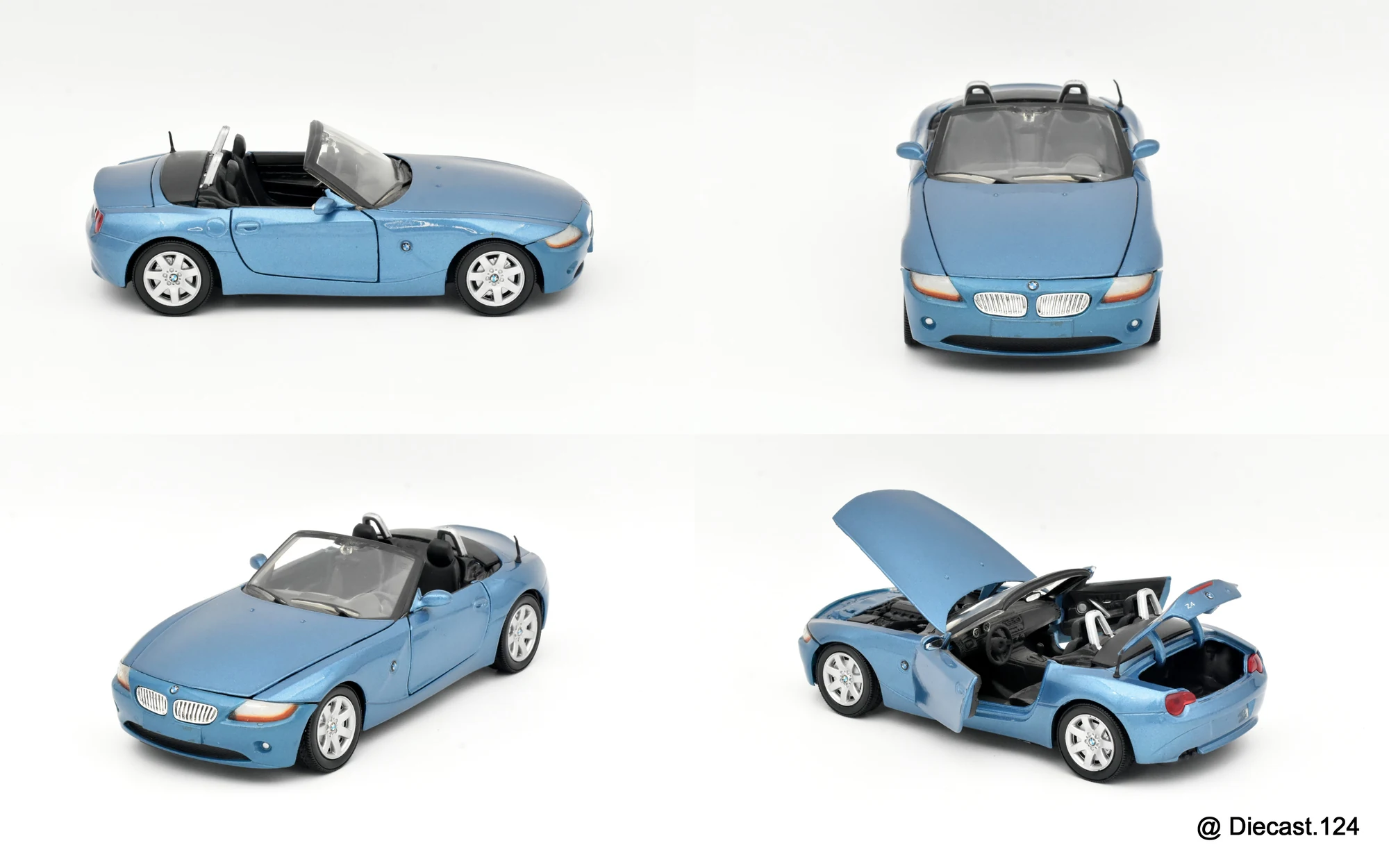 Four views of BMW Z4 (E85) Roadster