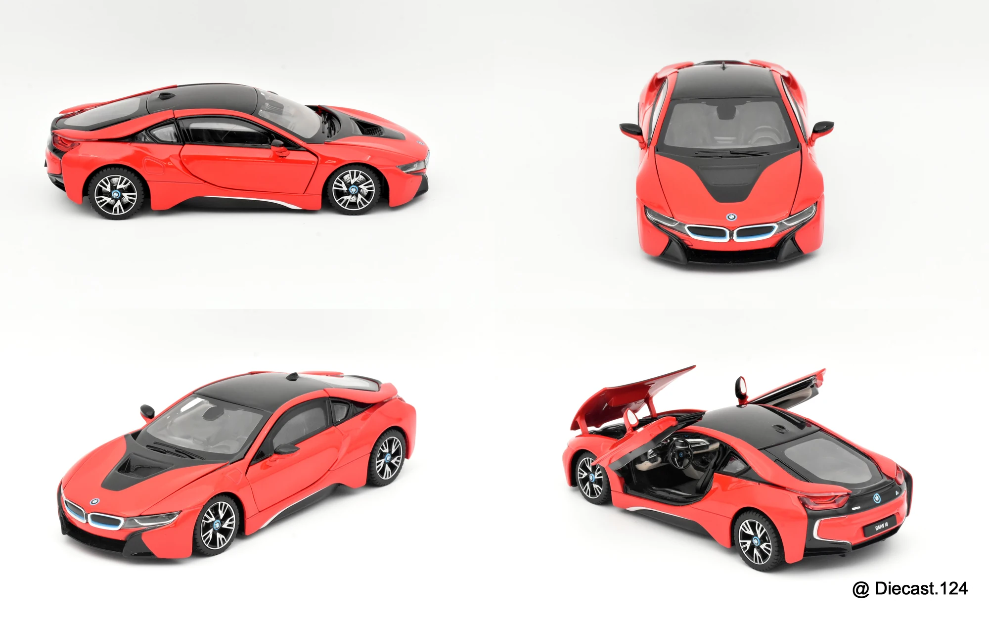 Four views of BMW i8