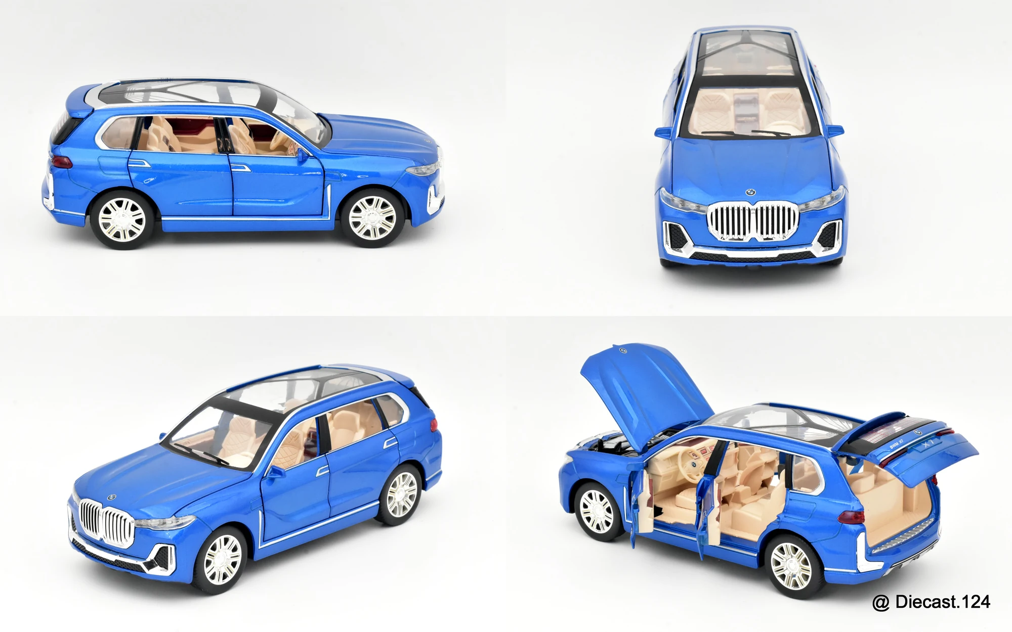 Four views of BMW X7