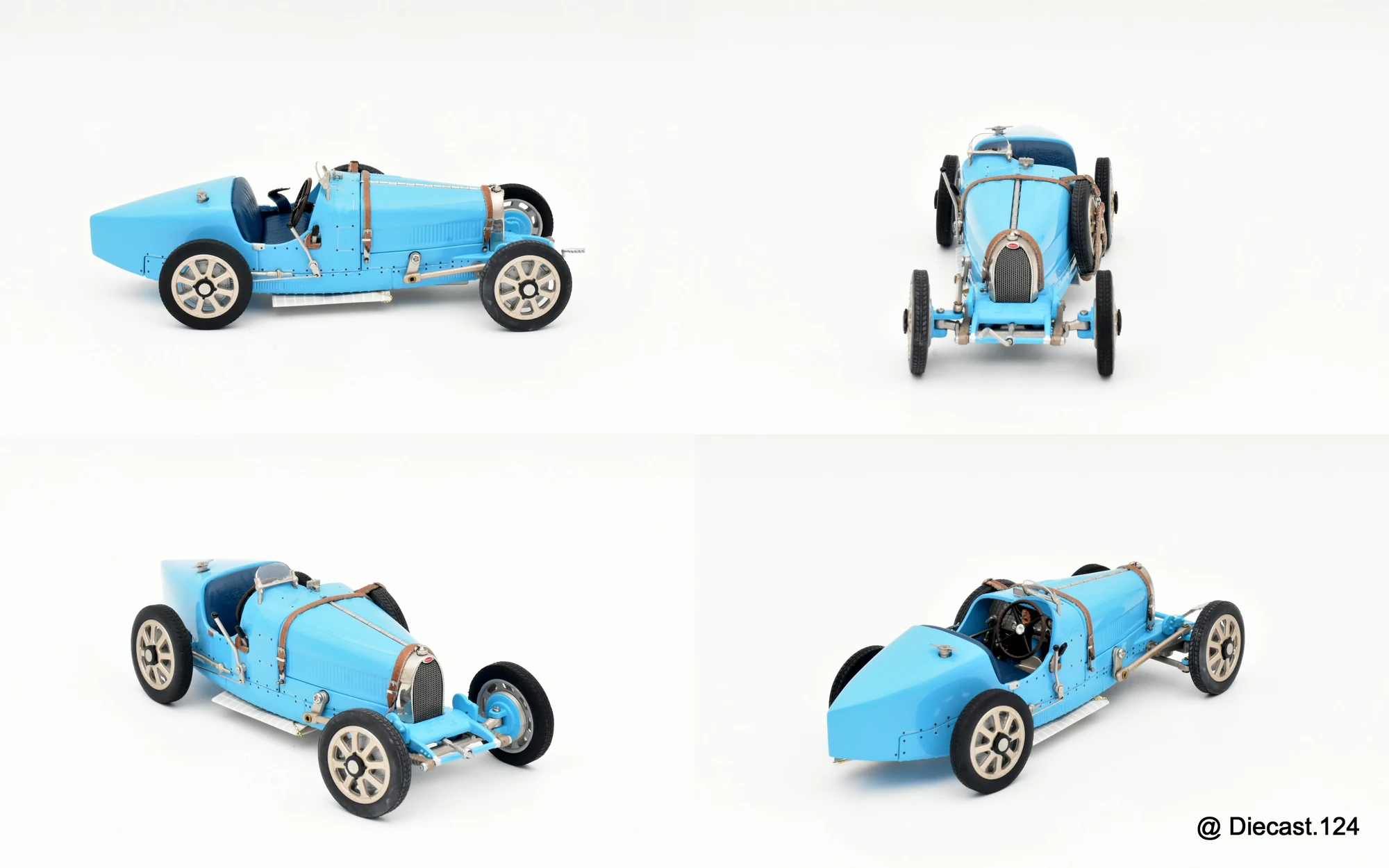 Four views of Bugatti Type 35