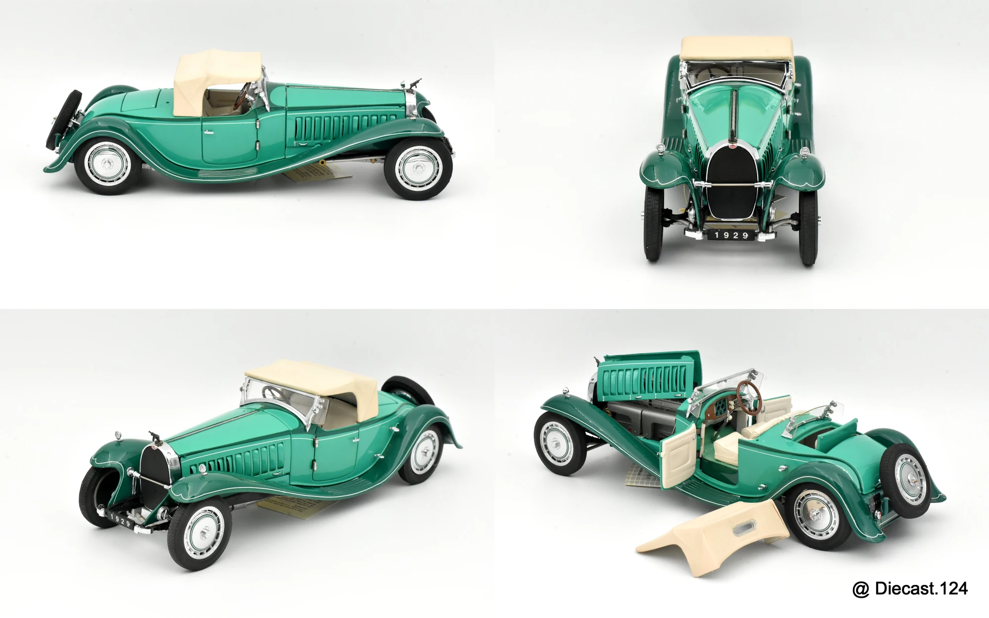 Four views of Bugatti Royale Type 41