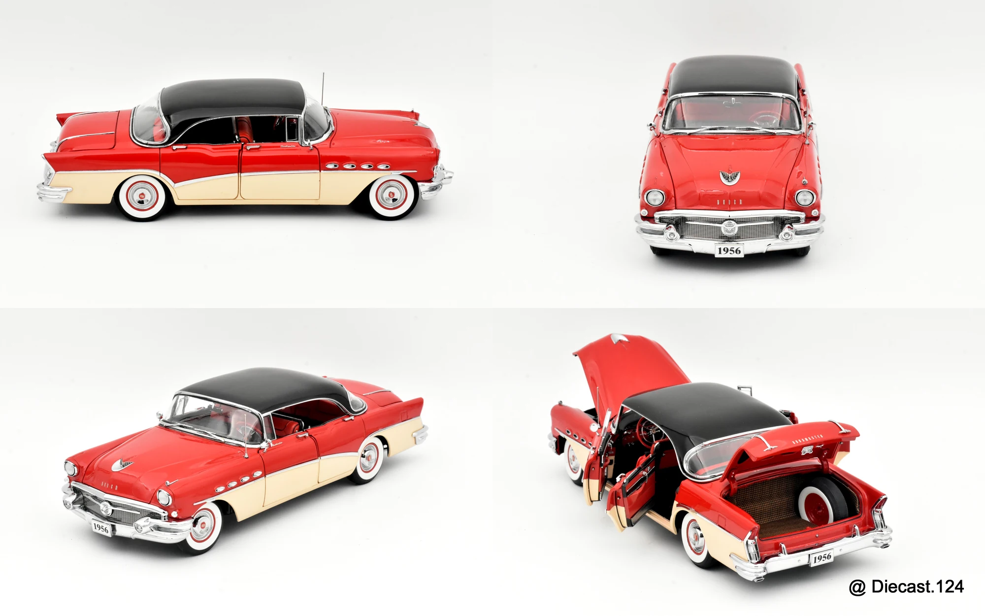 Four views of Buick Roadmaster Riviera