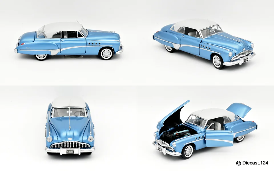 Four views of Buick Roadmaster Riviera