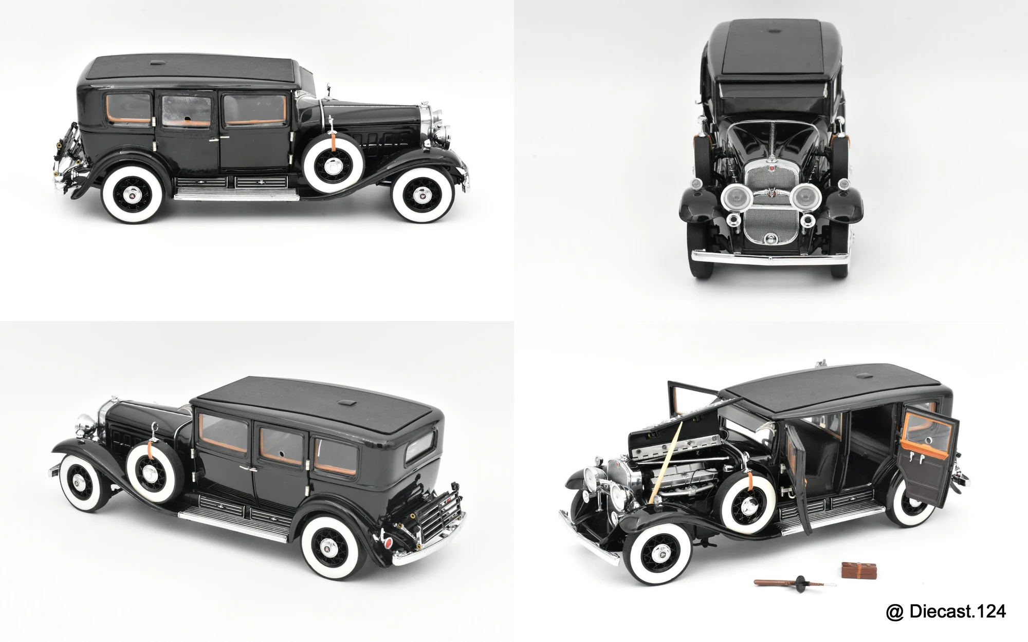 Four views of Cadillac V-16 Al Capone