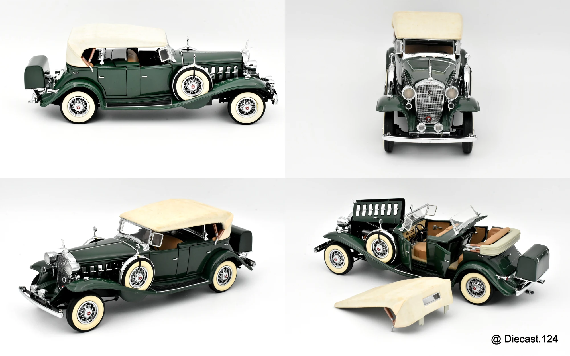 Four views of Cadillac V-16 Sport Phaeton