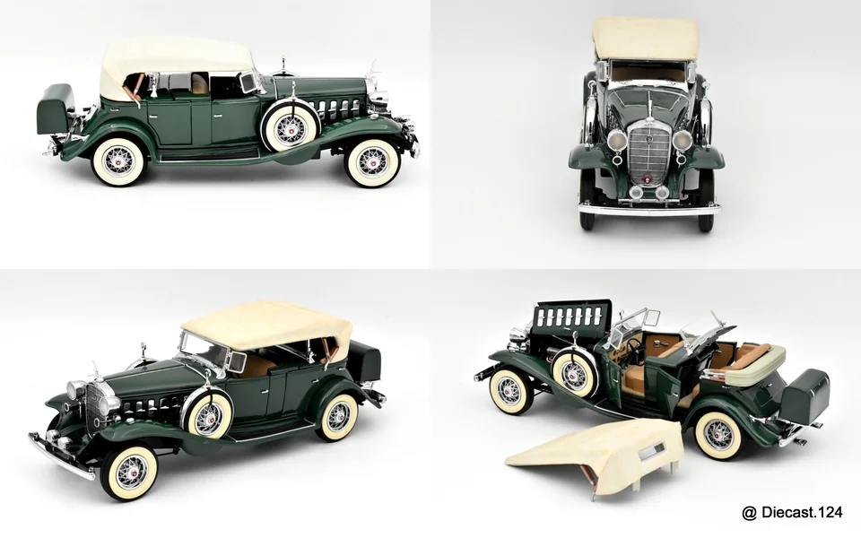 Four views of Cadillac V-16 Sport Phaeton