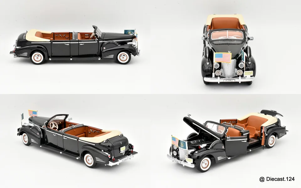 Four views of Cadillac V-16 Presidental Limo