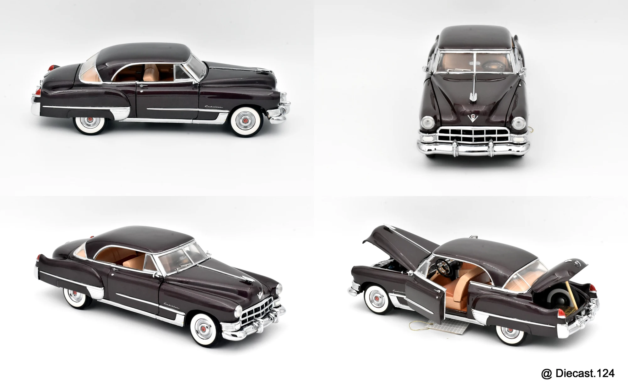 Four views of Cadillac Series 62 Coupe DeVille