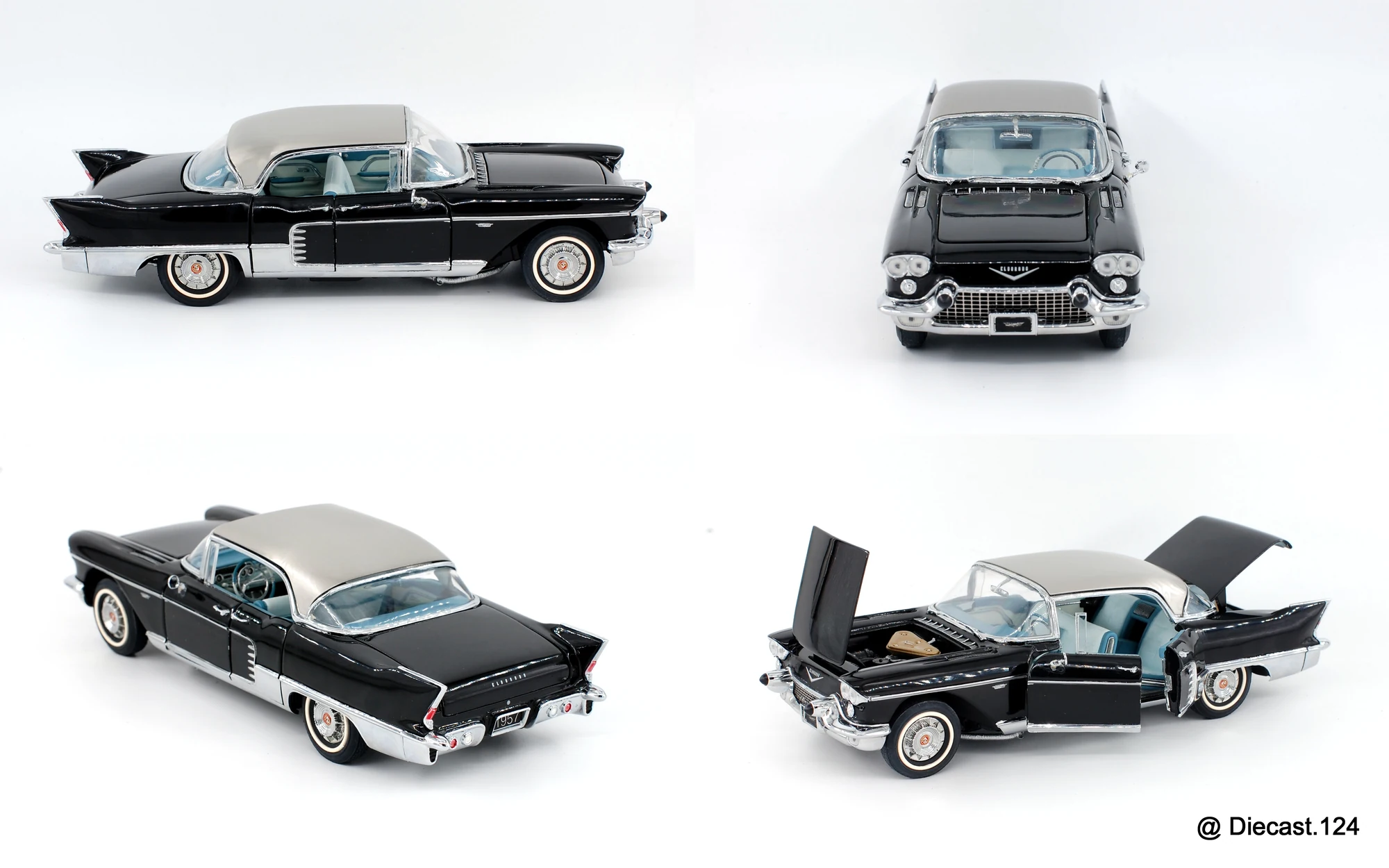 Four views of Cadillac Eldorado Brougham (2nd Gen)