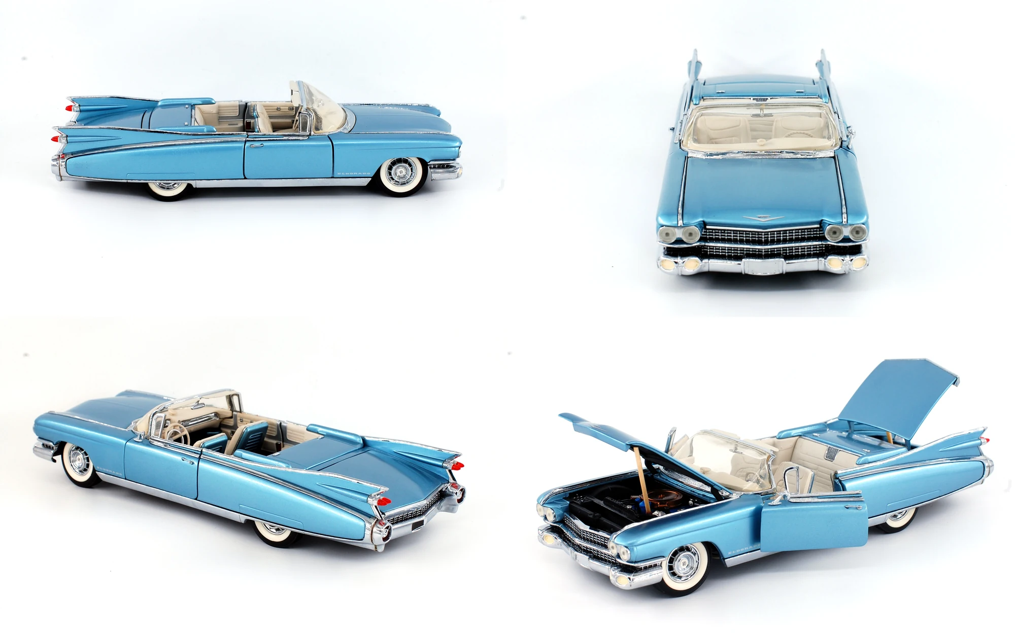 Four views of Cadillac Eldorado Biarritz Convertible