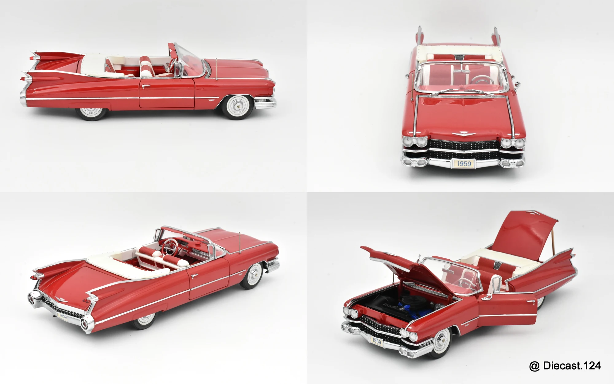 Four views of Cadillac Eldorado Biarritz Convertible