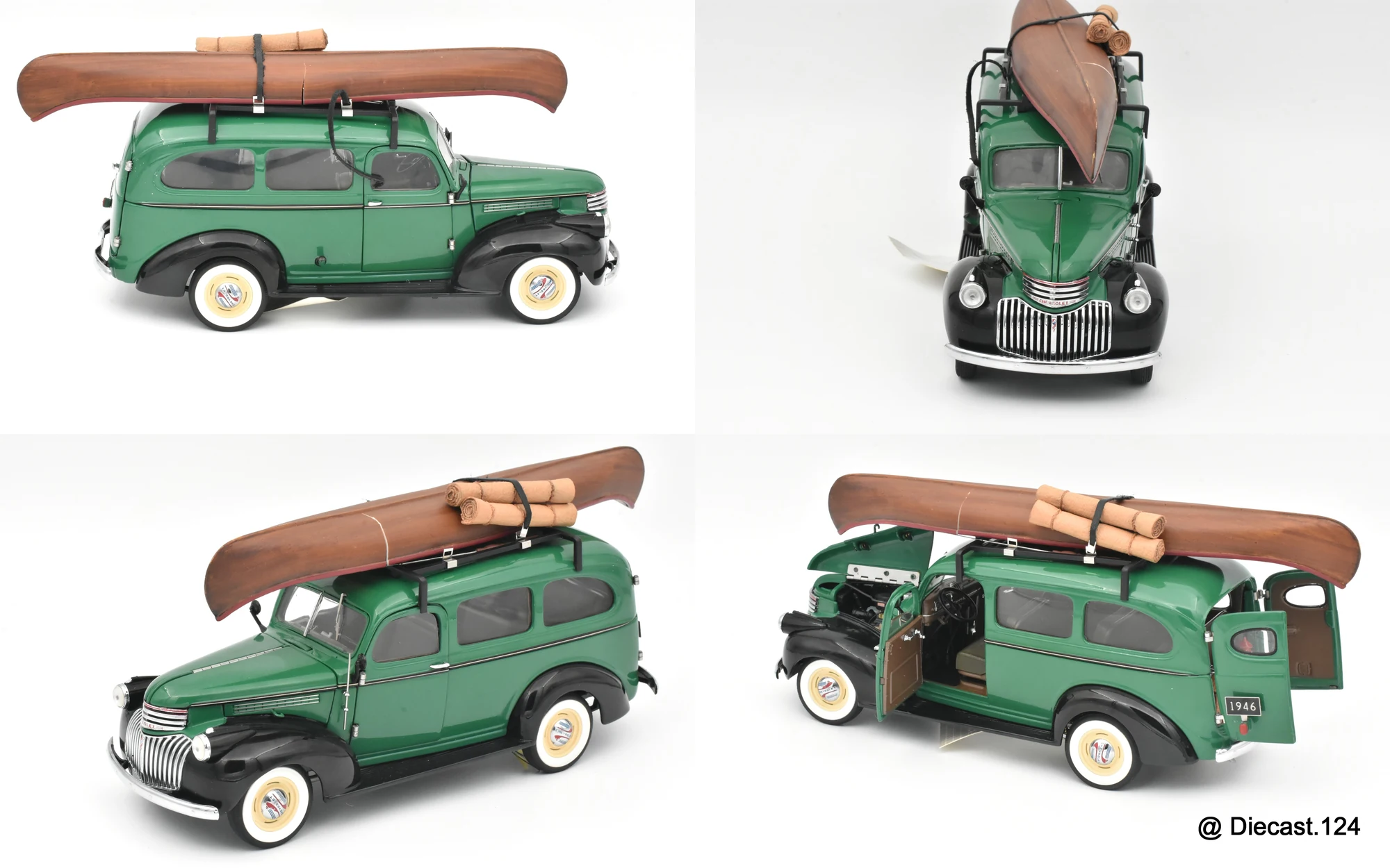 Four views of Chevrolet Suburban 3106 Camping