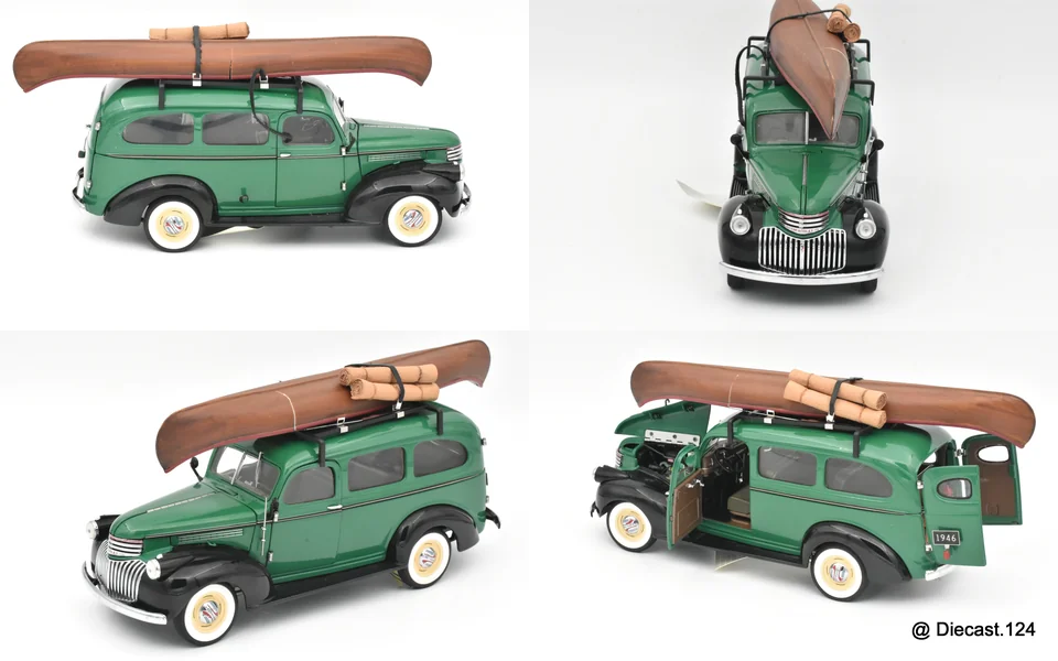 Four views of Chevrolet Suburban 3106 Camping